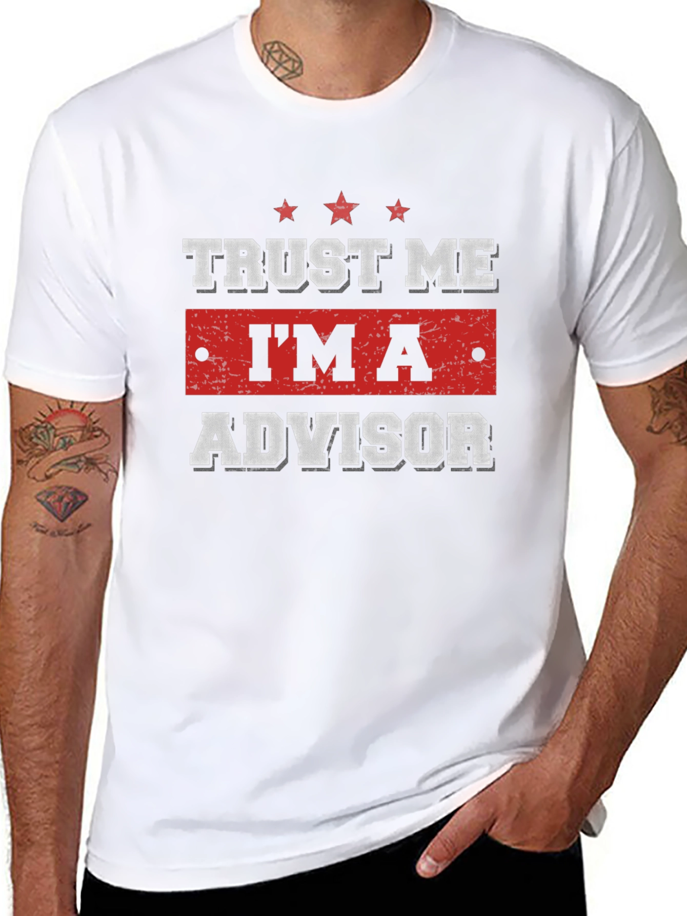 Trust Me Im An Advisor Black T-Shirt