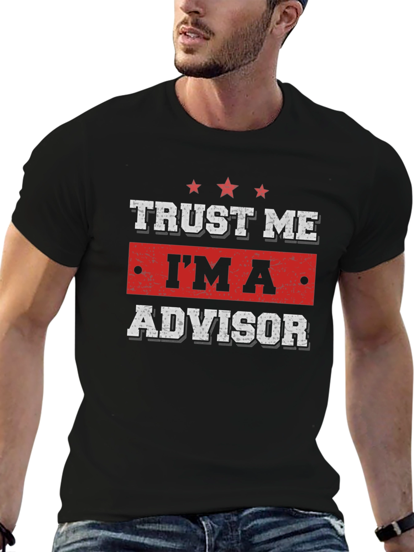 Trust Me Im An Advisor Black T-Shirt
