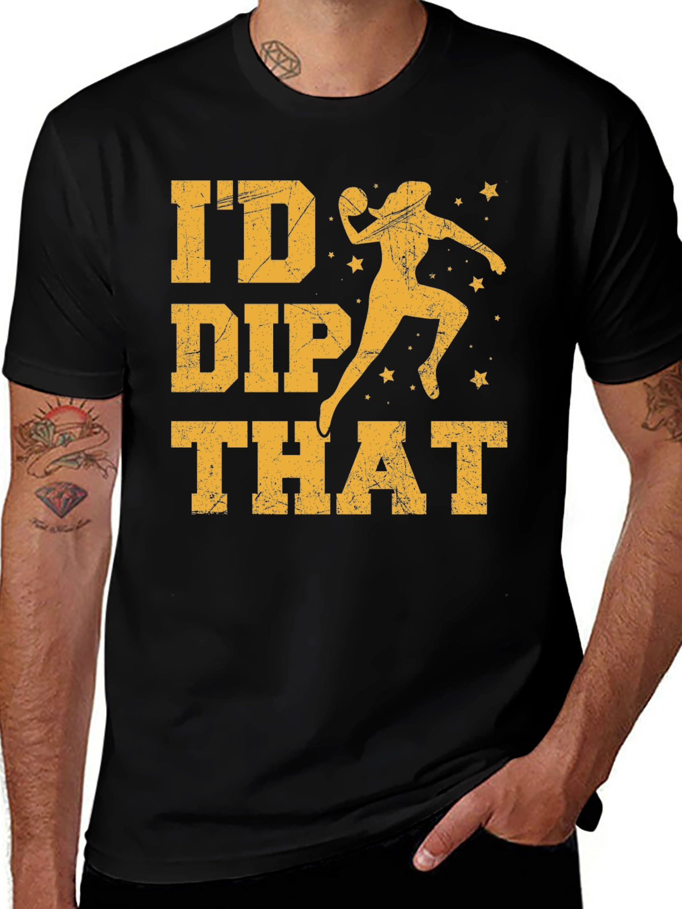 Id Dip That T-Shirt Funny Dodgeball Tee