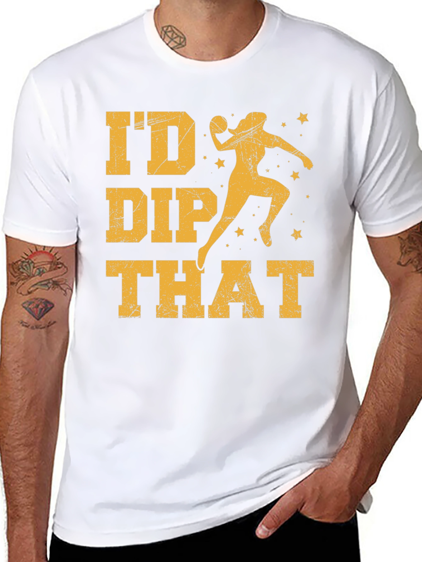 Id Dip That T-Shirt Funny Dodgeball Tee