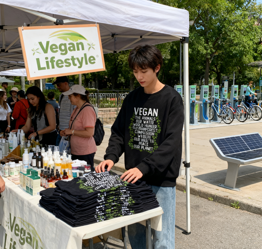 "Vegan: For The Animals, Planet & Health" Advocacy Crewneck Sweatshirt