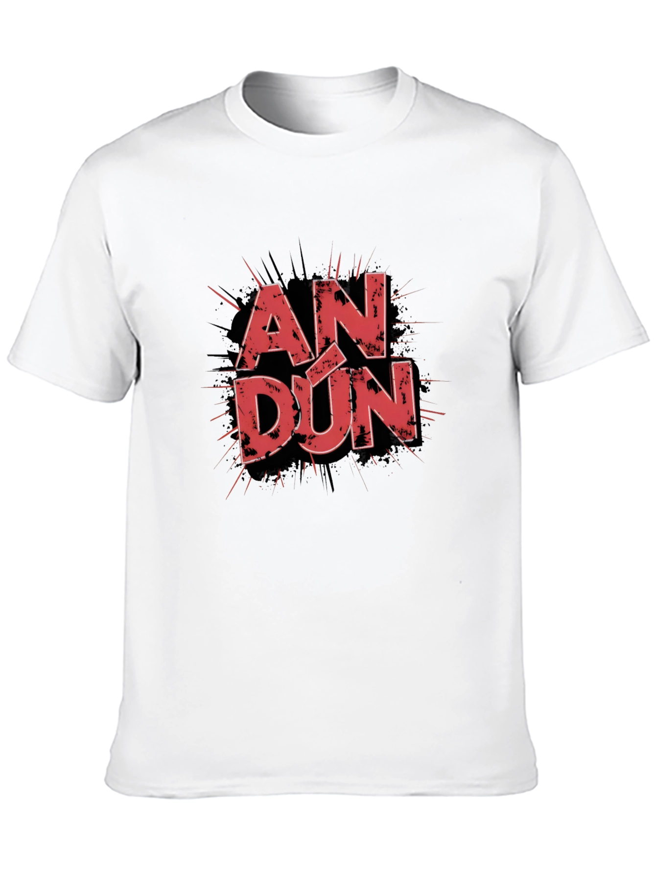 AN DÚN Graphic T-Shirt - Stylish Black Tee