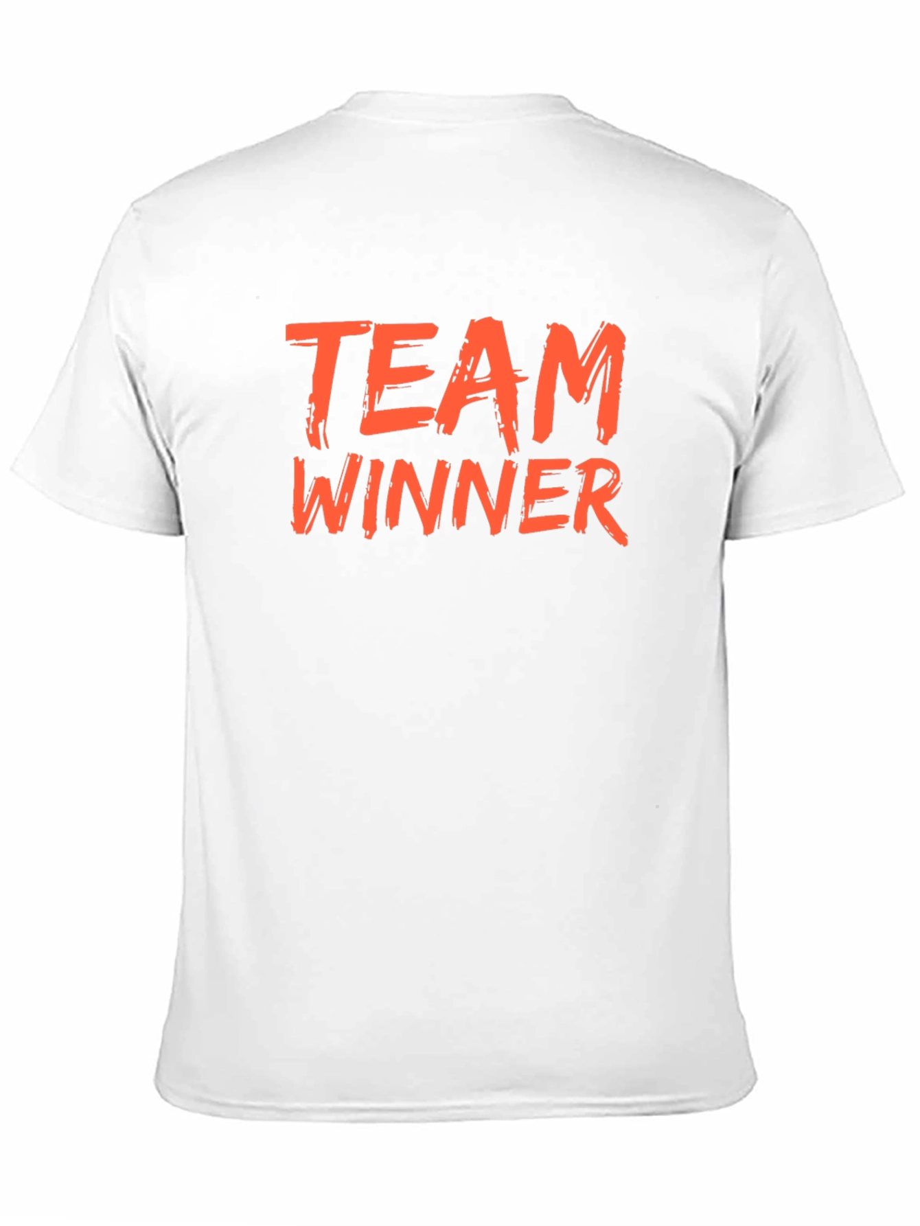 Team Winner Graphic Tee - Black Crew Neck