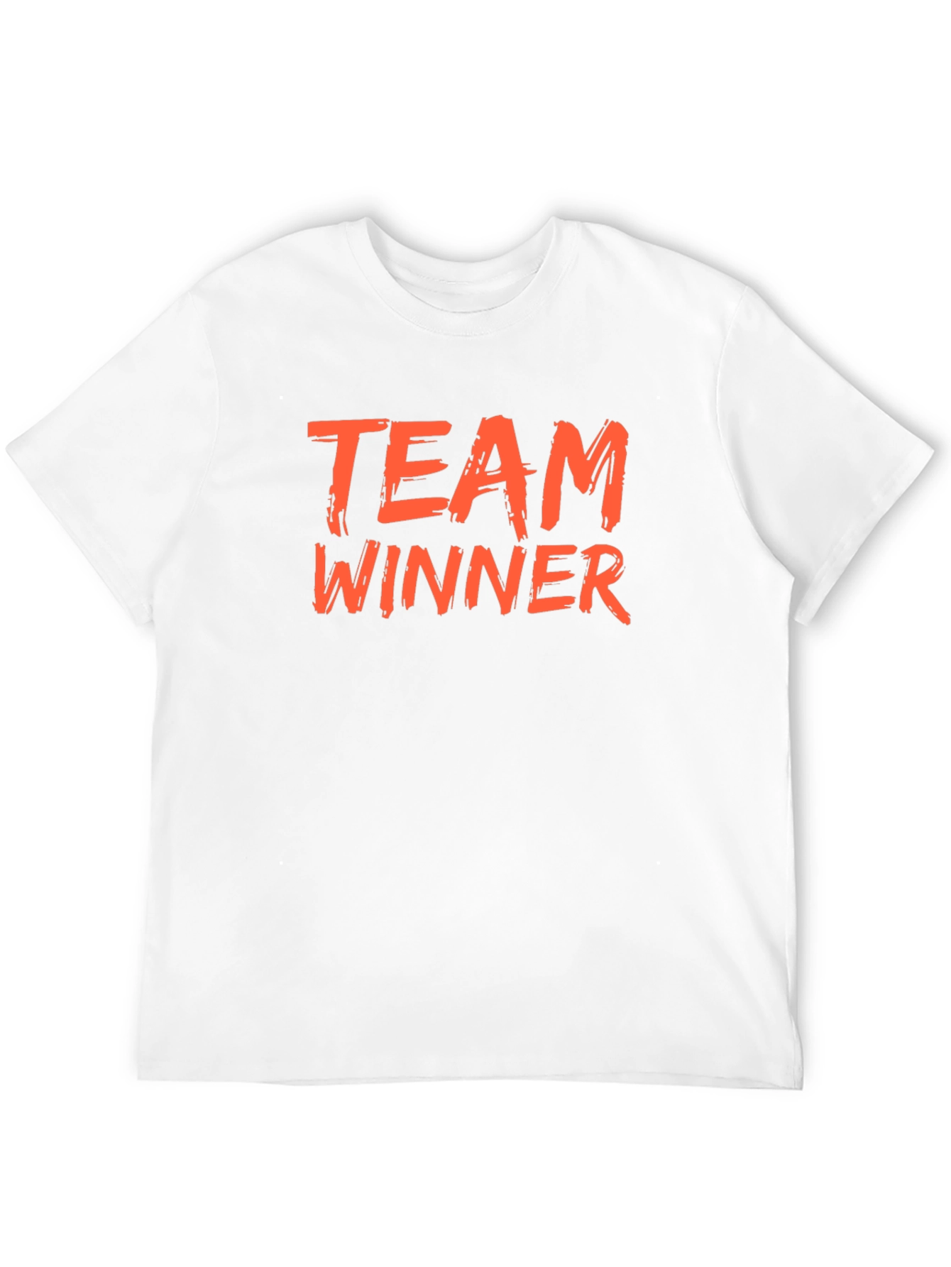 Team Winner Graphic Tee - Black Crew Neck