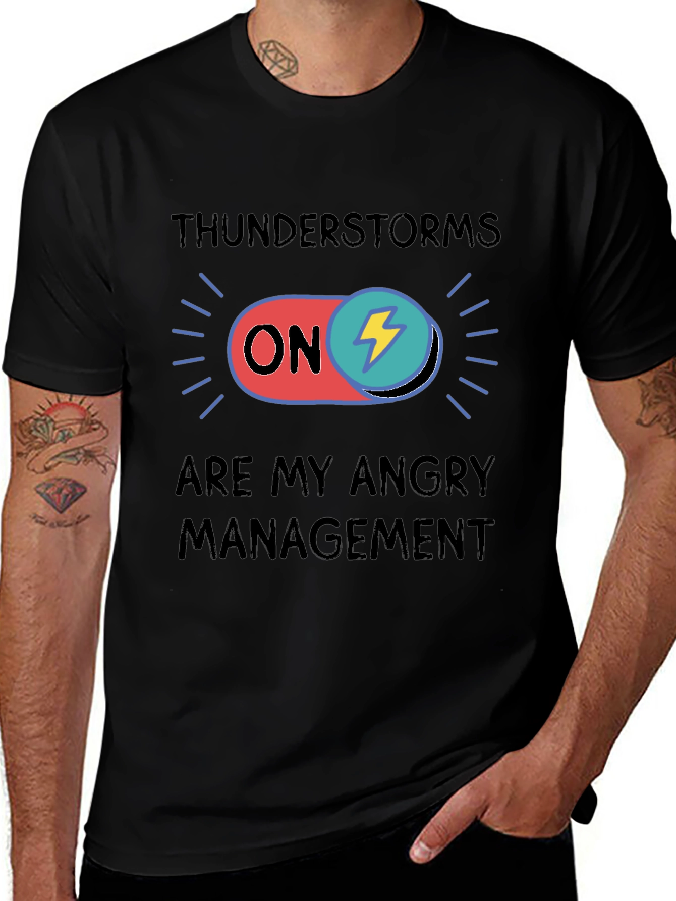 Thunderstorms Are My Angry Management T-Shirt