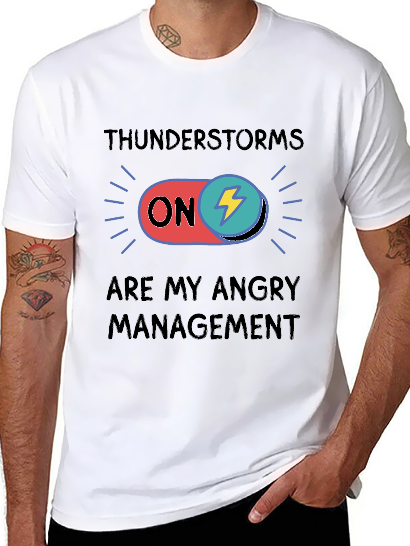Thunderstorms Are My Angry Management T-Shirt