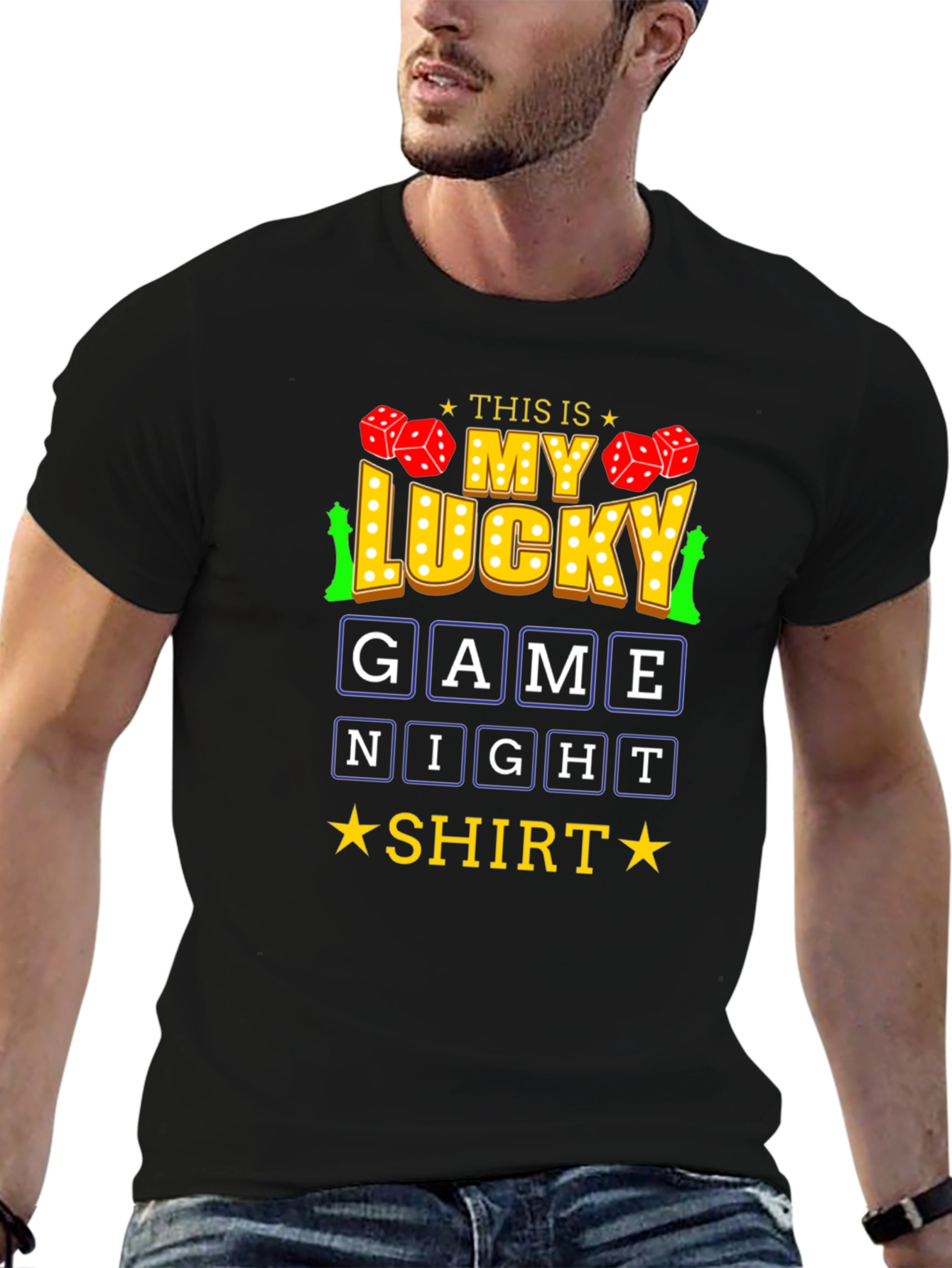Lucky Game Night Shirt - Fun Graphic Tee