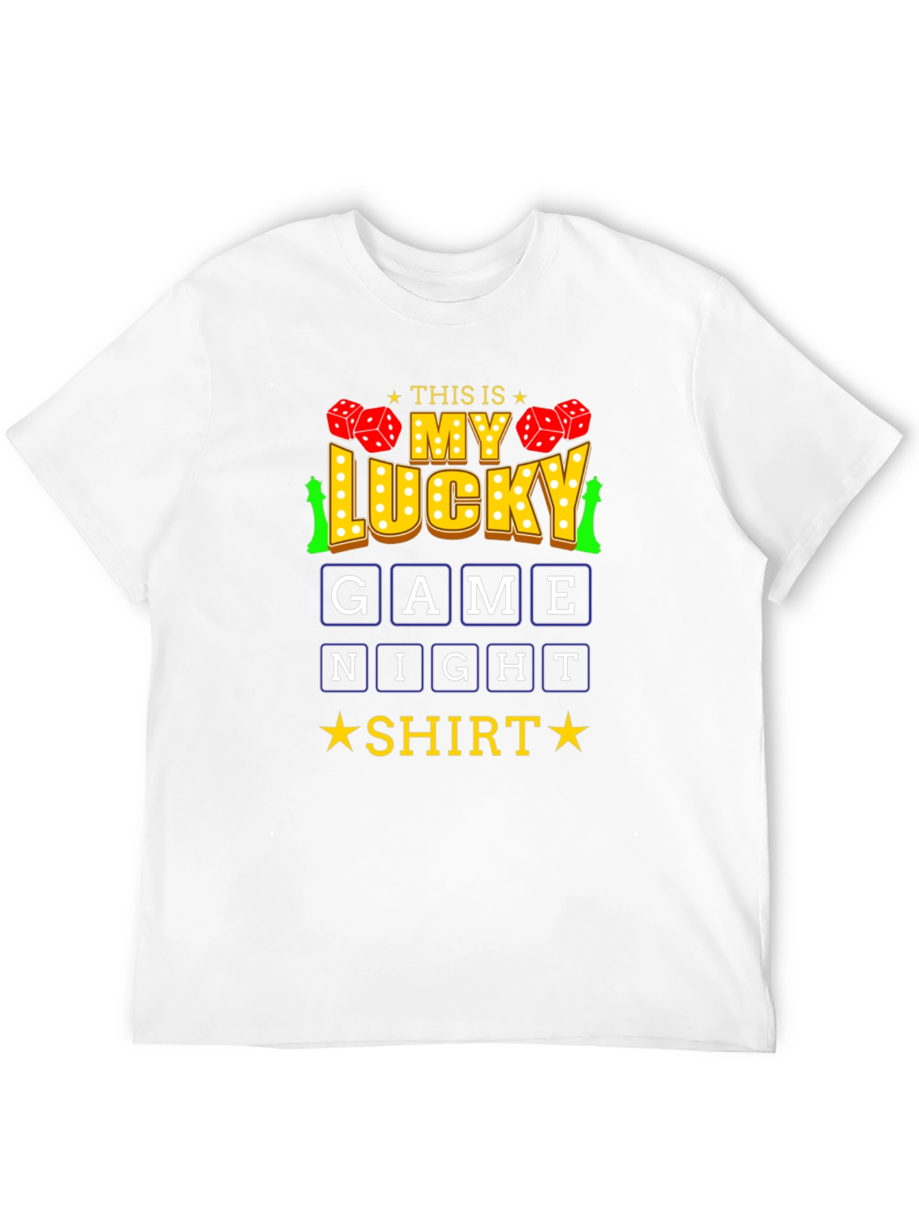 Lucky Game Night Shirt - Fun Graphic Tee