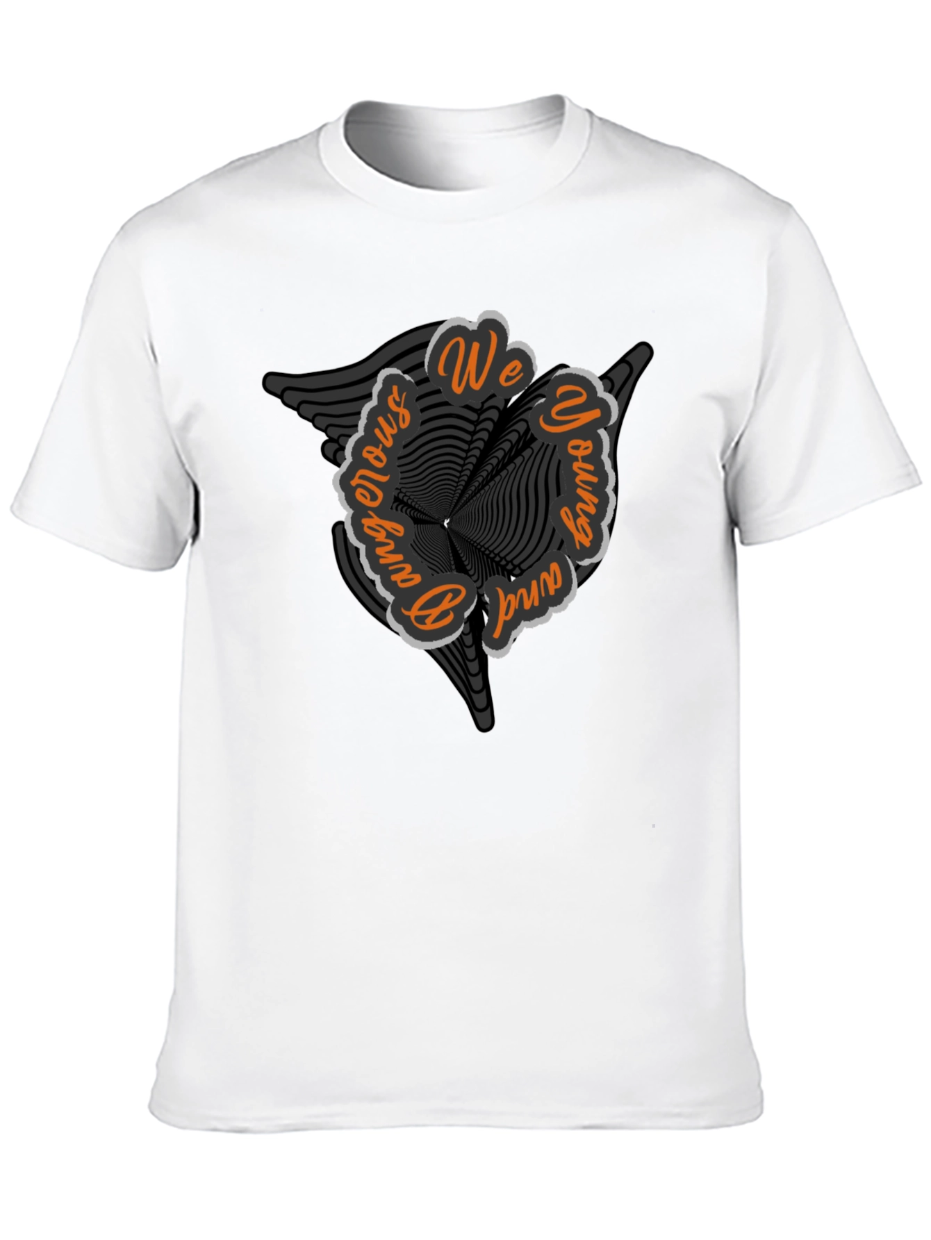 Edgy Graphic Tee - We Young & Dangerous