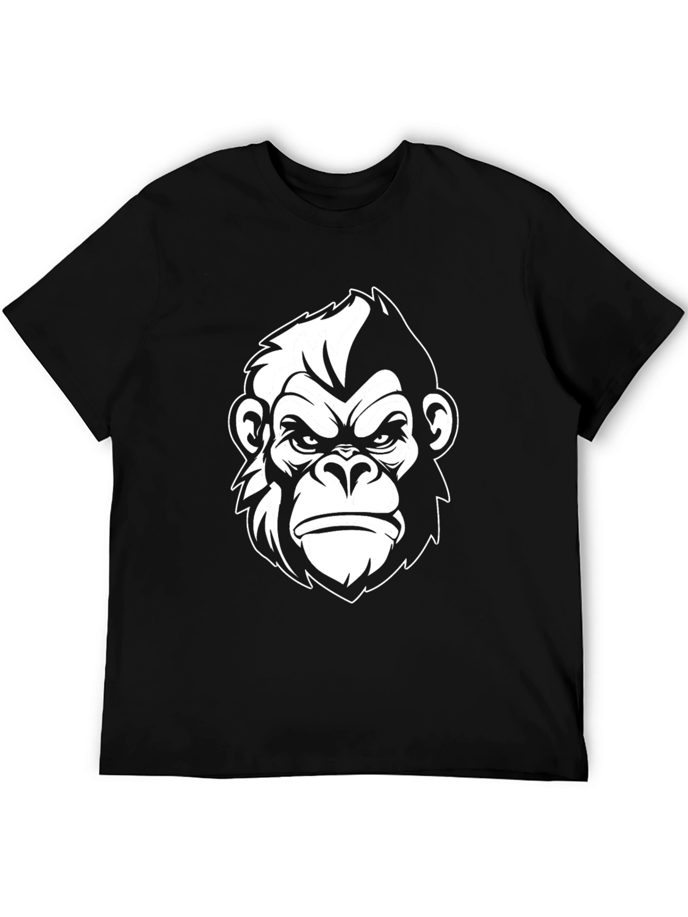Cool Gorilla Graphic Tee - Black