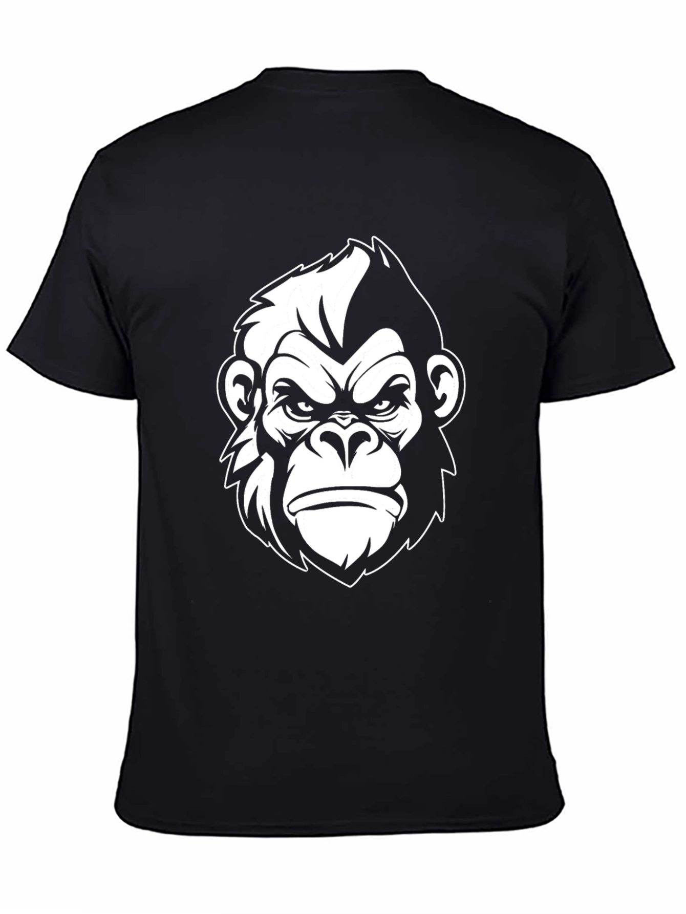 Cool Gorilla Graphic Tee - Black