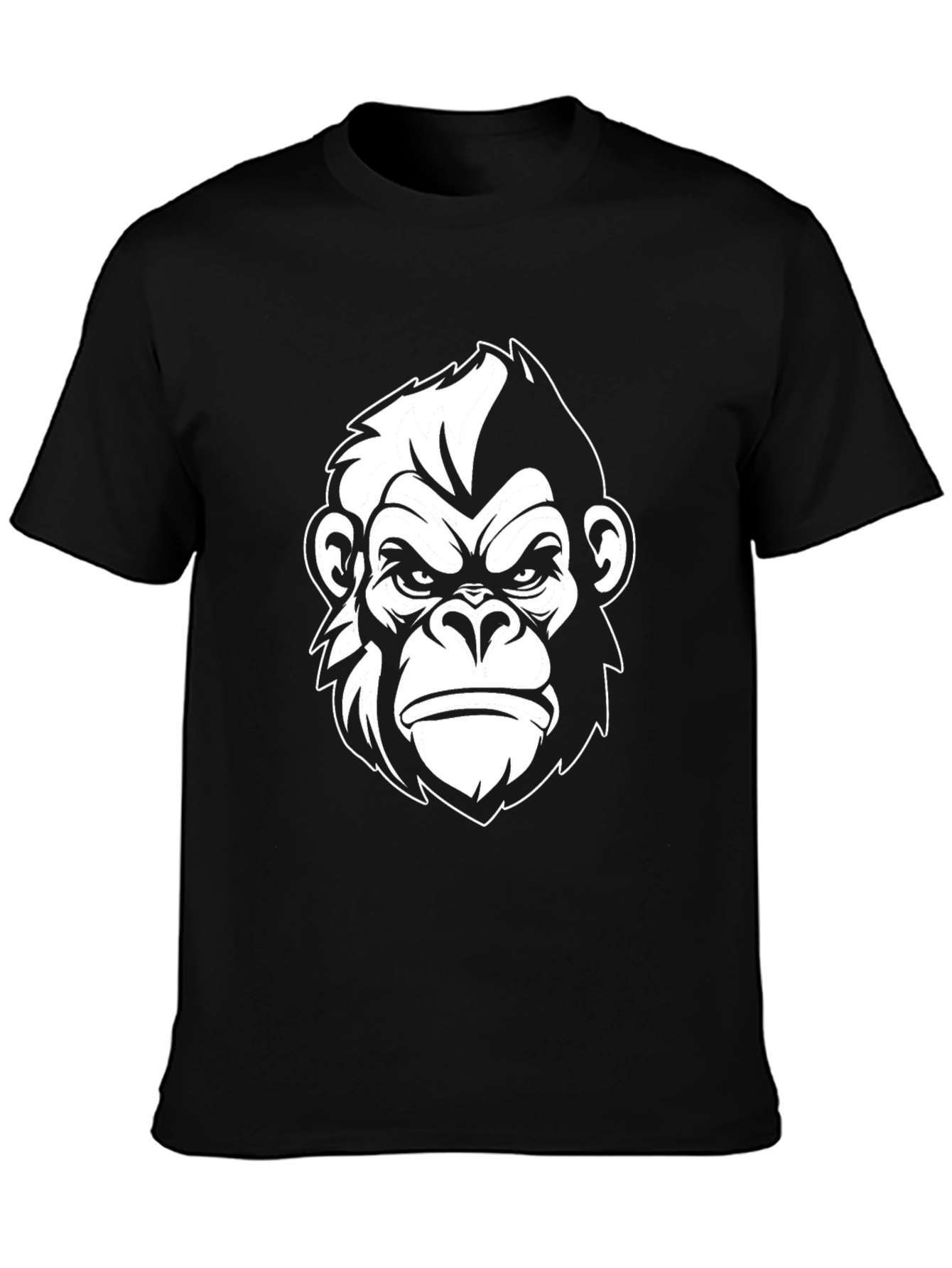 Cool Gorilla Graphic Tee - Black