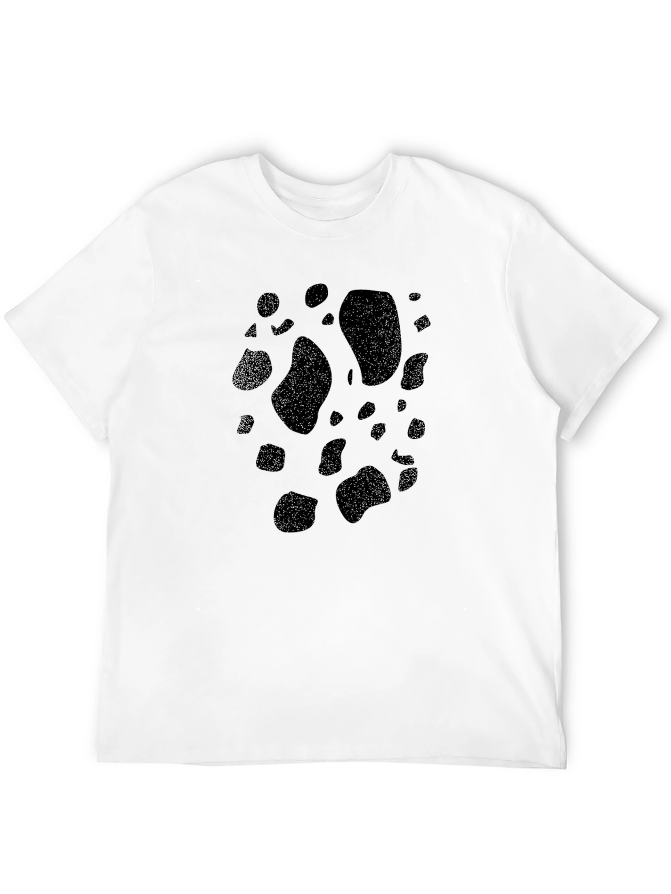 Black Cow Print T-Shirt