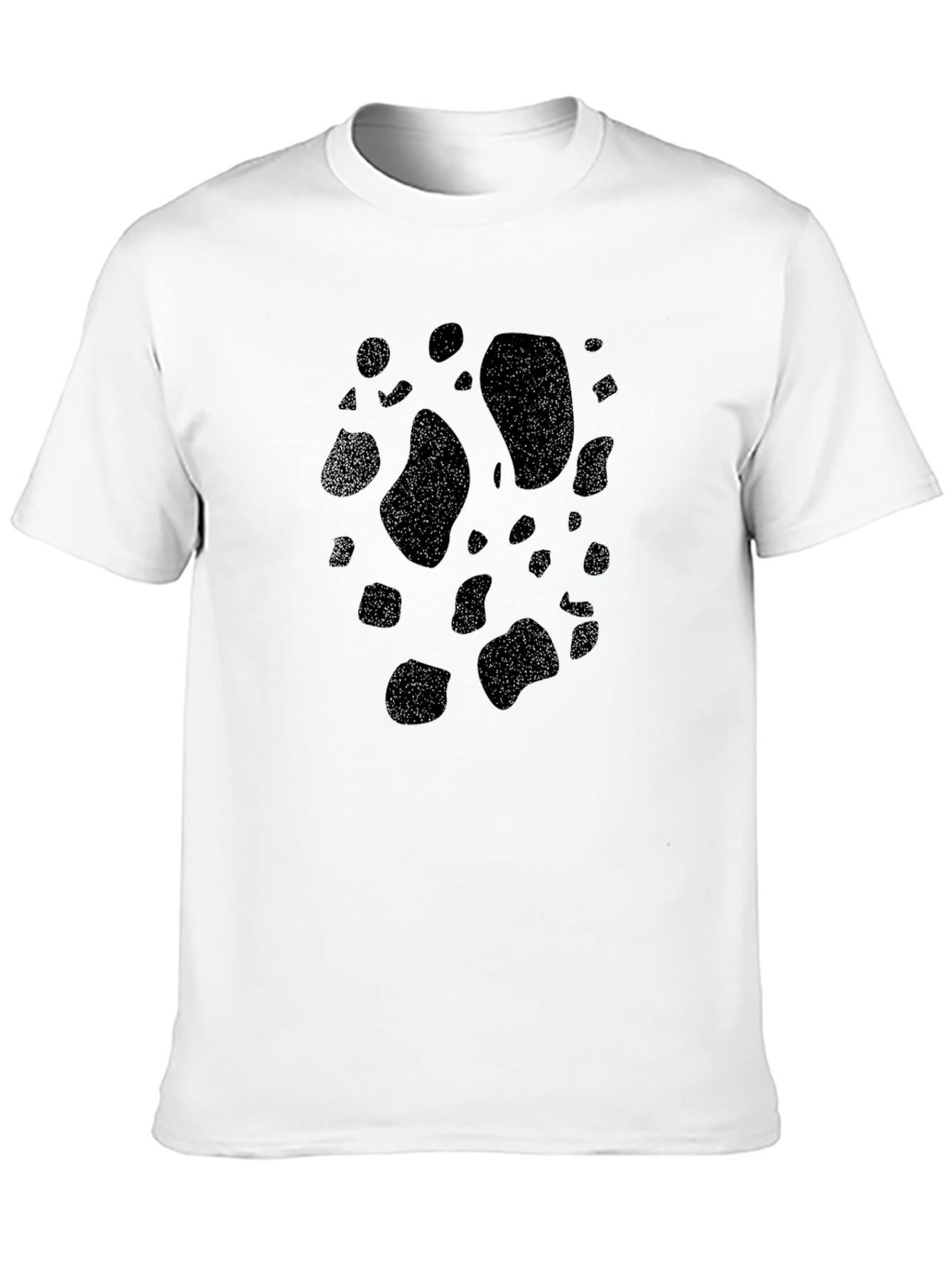 Black Cow Print T-Shirt