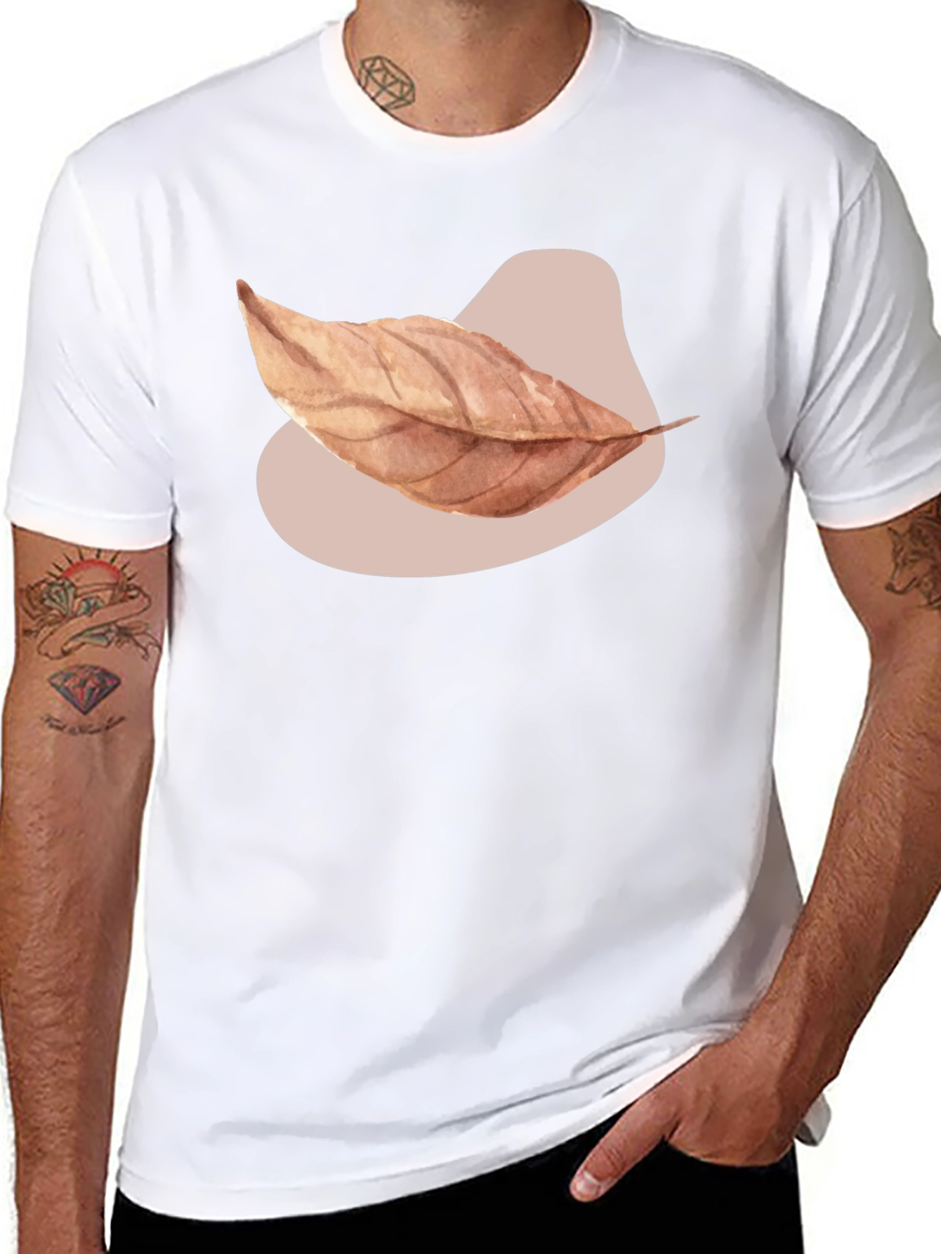 Autumn Leaf Graphic Tee - Stylish Casual Wear
