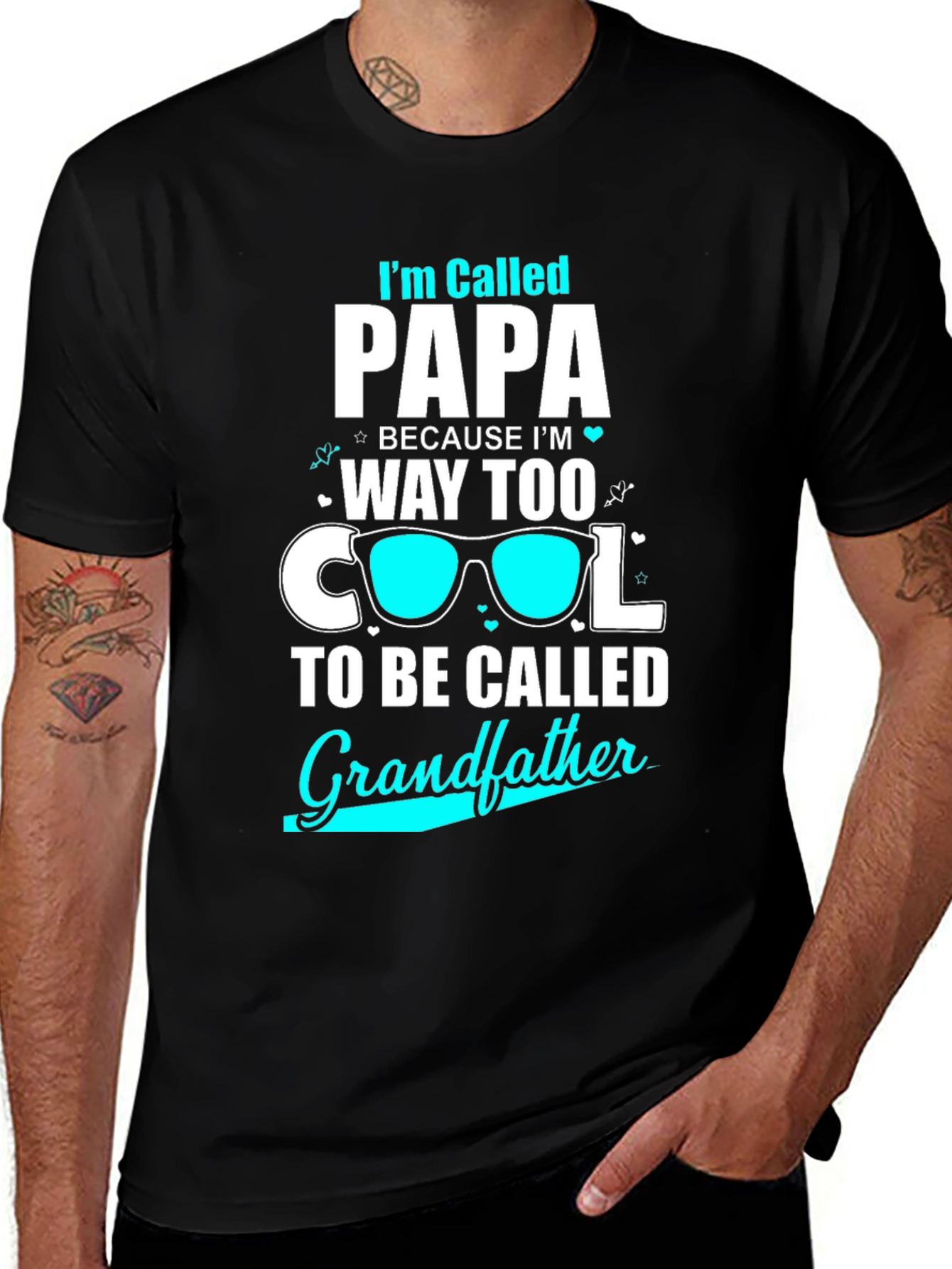 Cool Papa T-Shirt: Grandfather Humor Tee