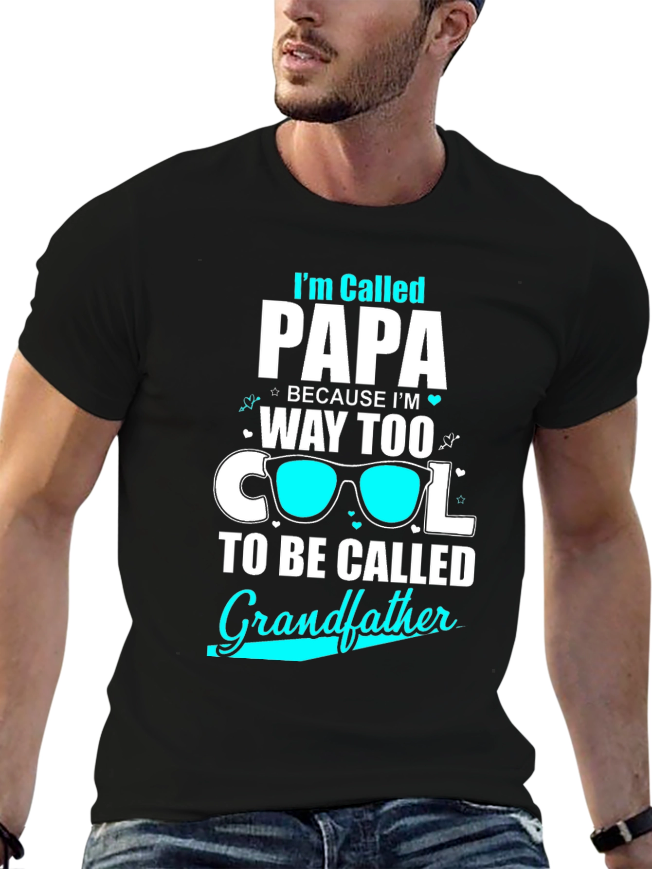 Cool Papa T-Shirt: Grandfather Humor Tee