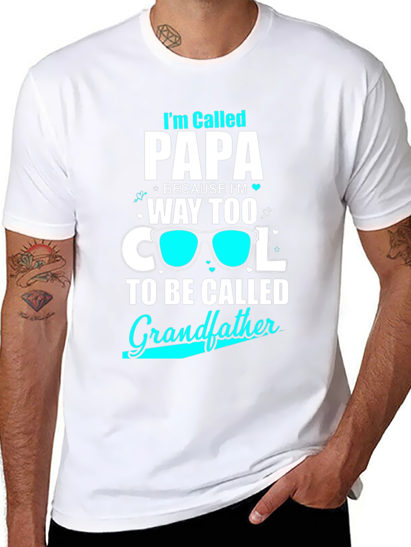 Cool Papa T-Shirt: Grandfather Humor Tee