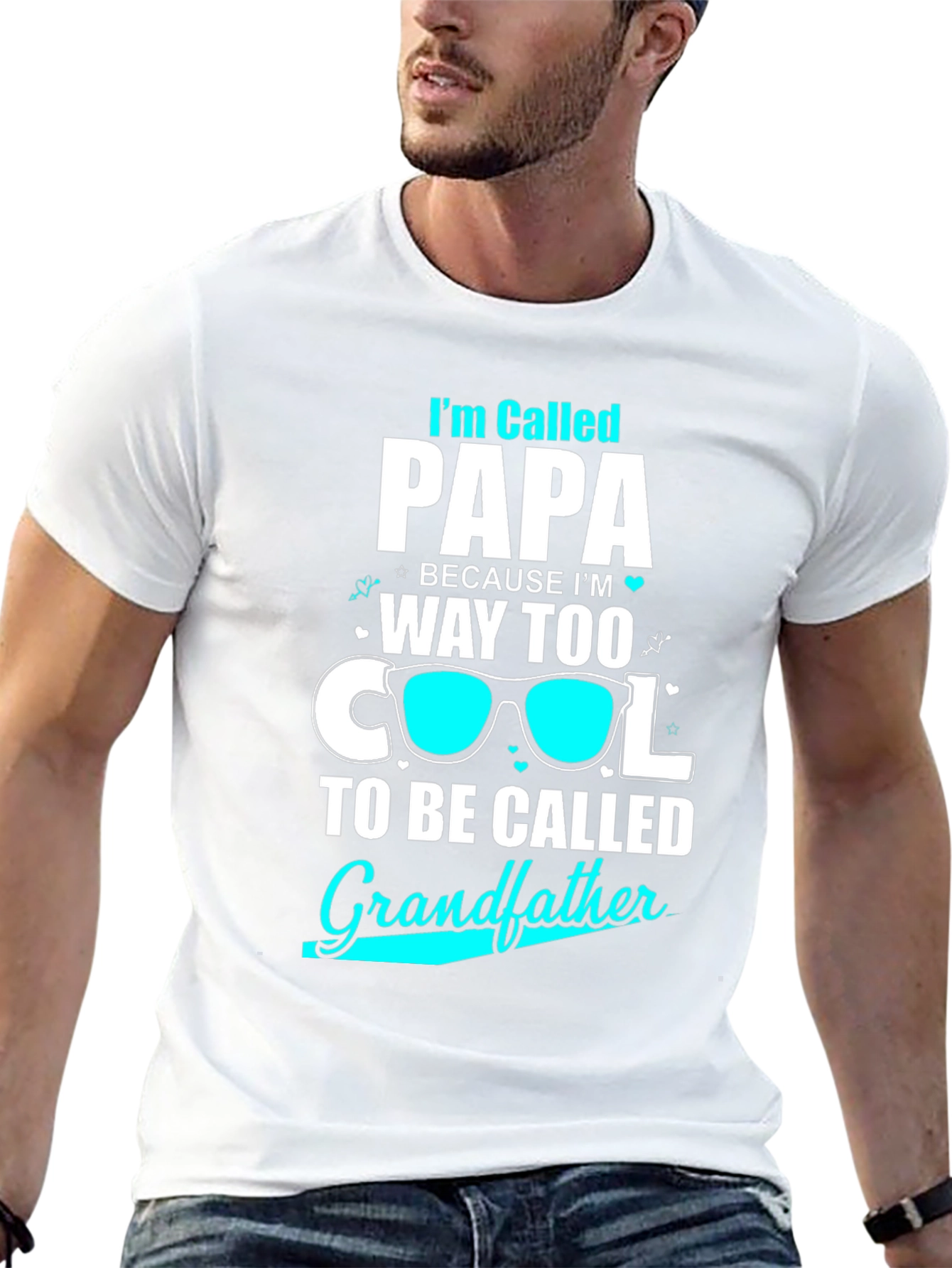 Cool Papa T-Shirt: Grandfather Humor Tee