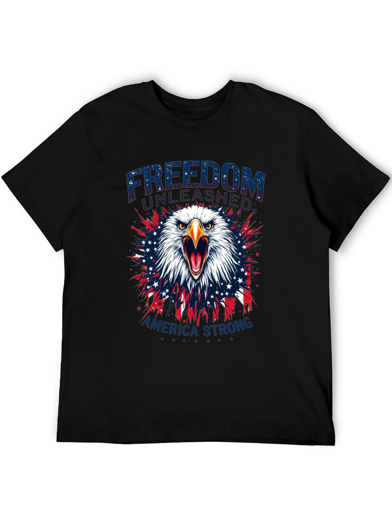 Patriotic Eagle T-Shirt - Freedom Unleashed Tee