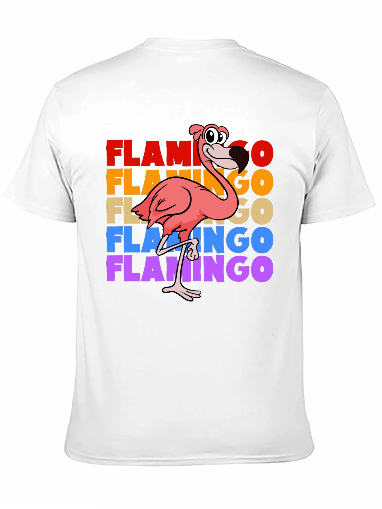 Retro Flamingo Graphic T-Shirt
