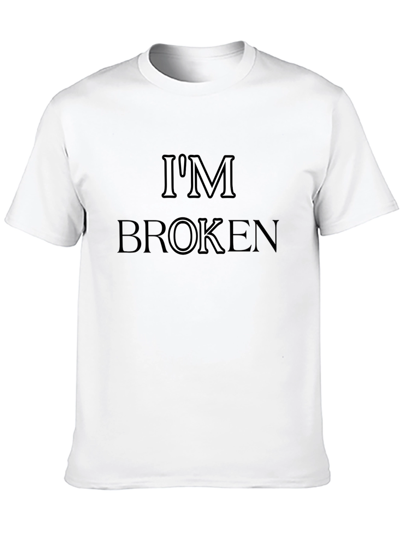 Im Broken Graphic Tee - Mens Black T-Shirt