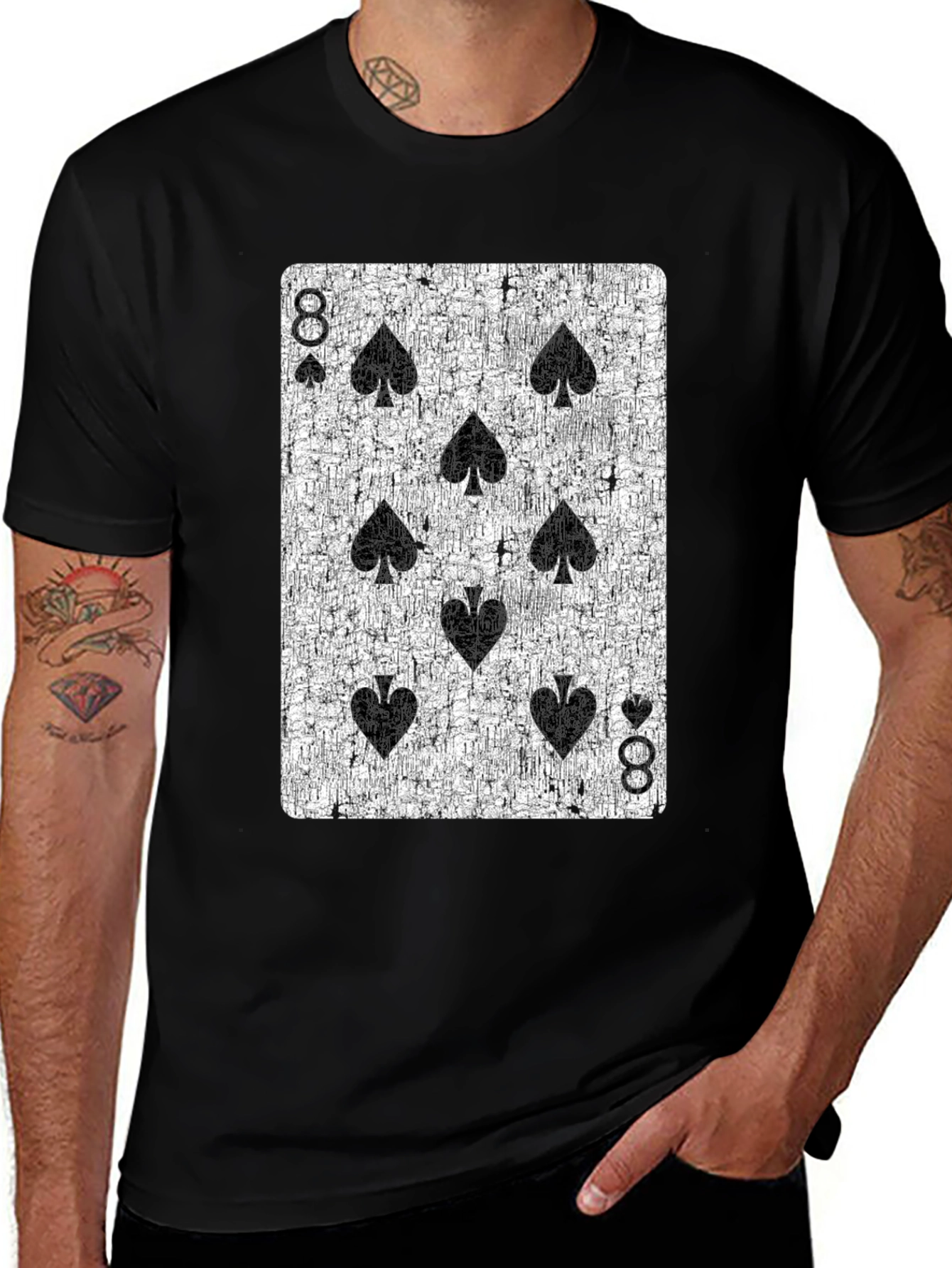 8 of Spades Graphic T-Shirt