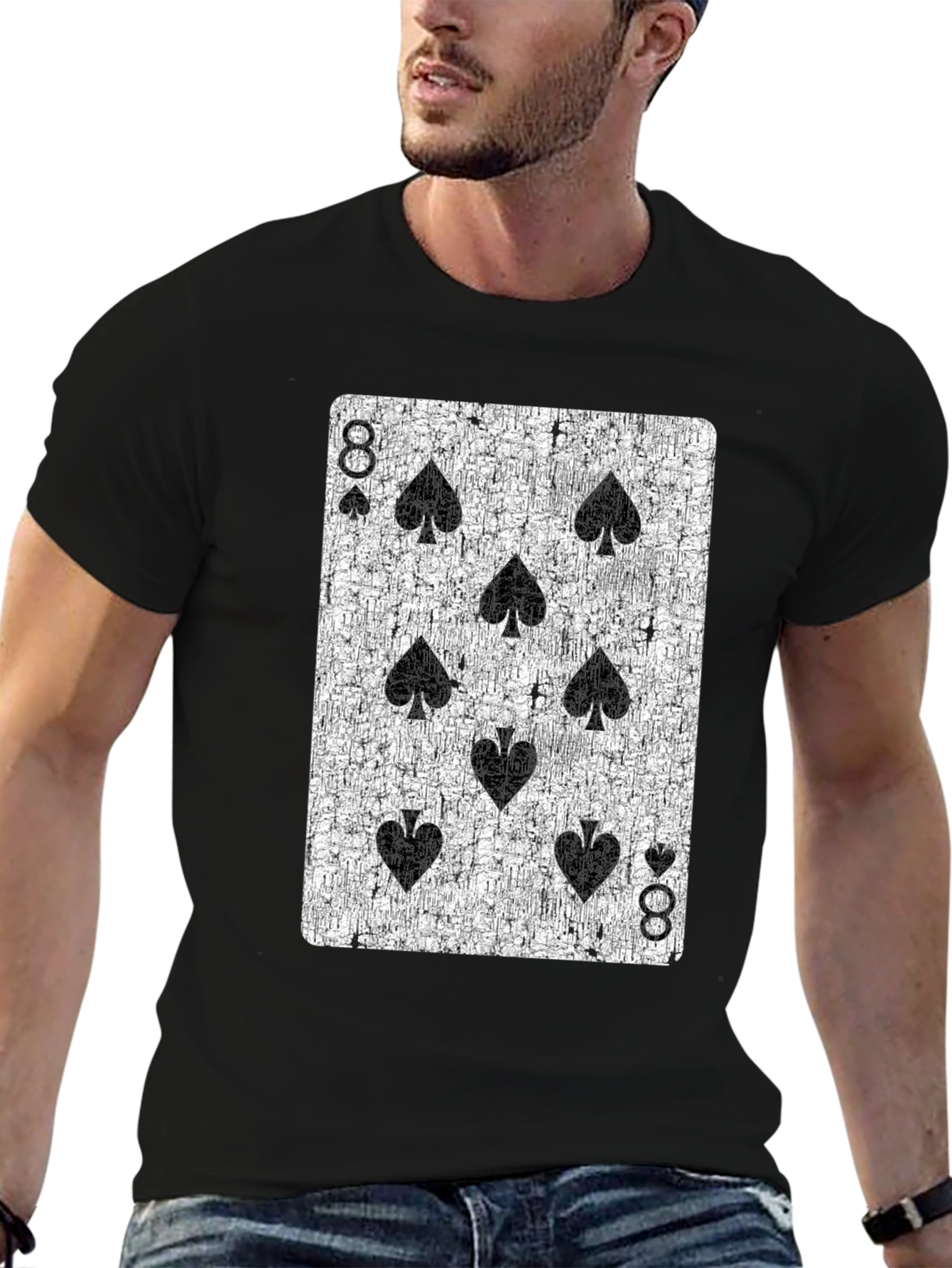 8 of Spades Graphic T-Shirt
