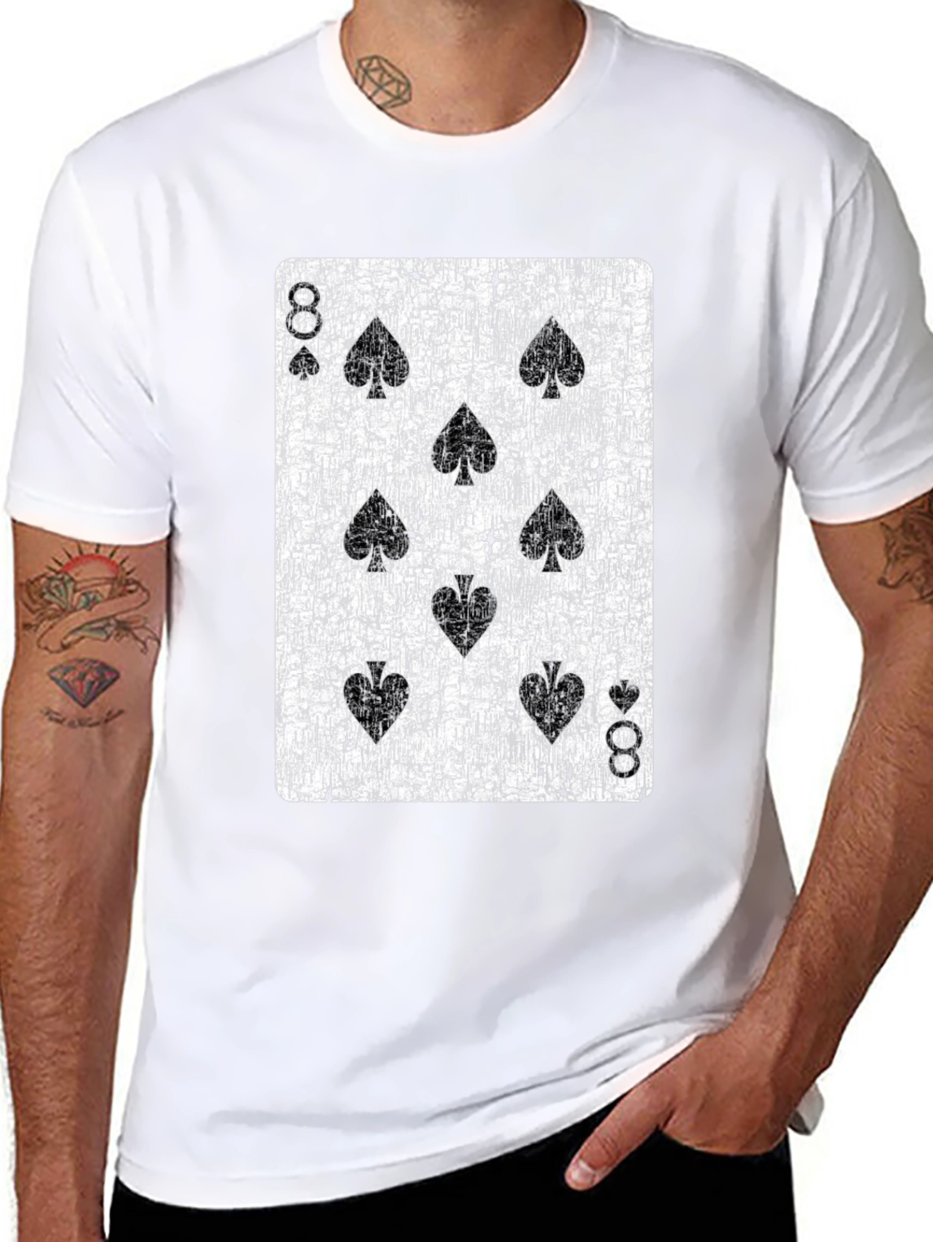 8 of Spades Graphic T-Shirt