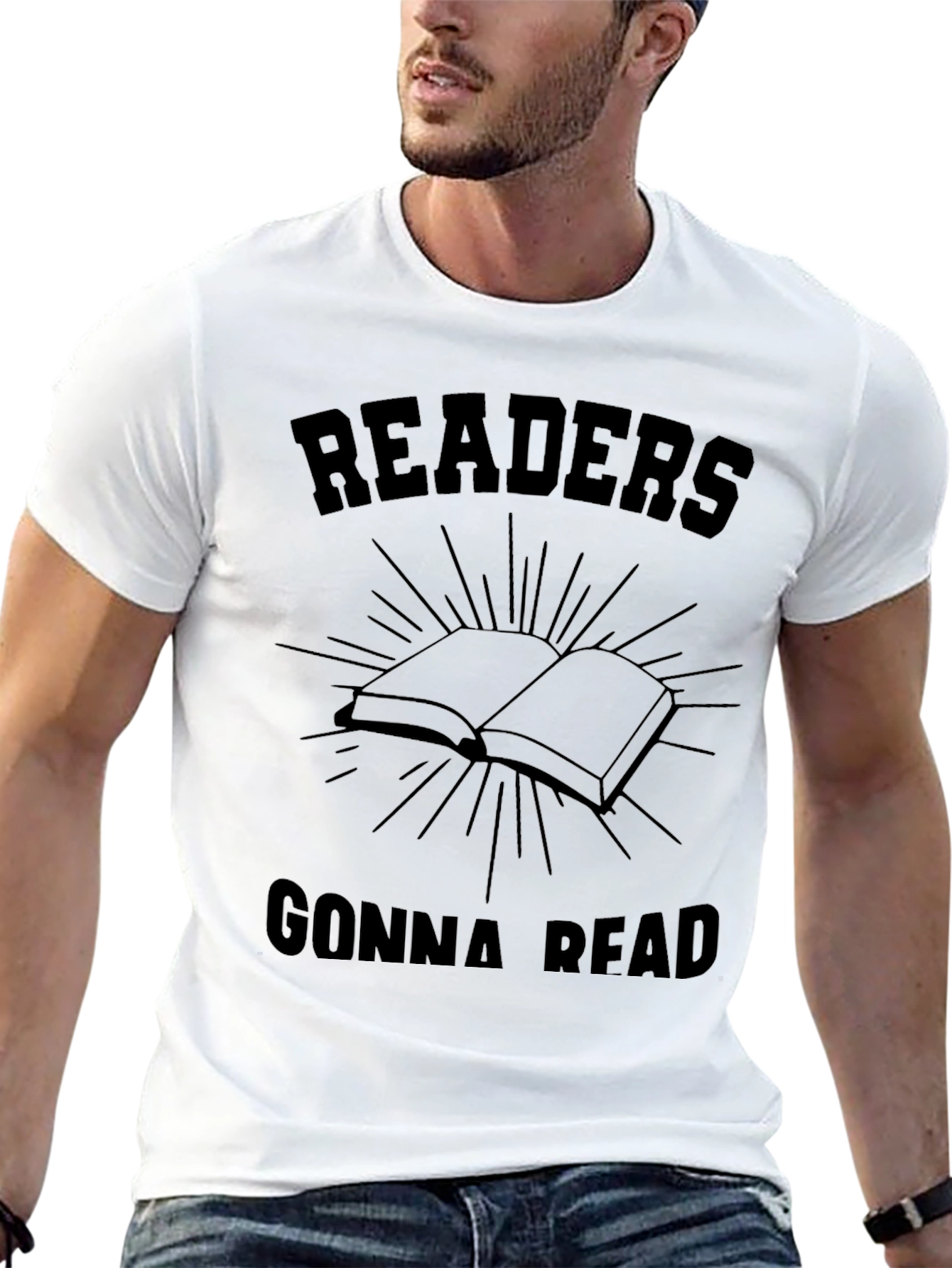 Readers Gonna Read Black Graphic Tee