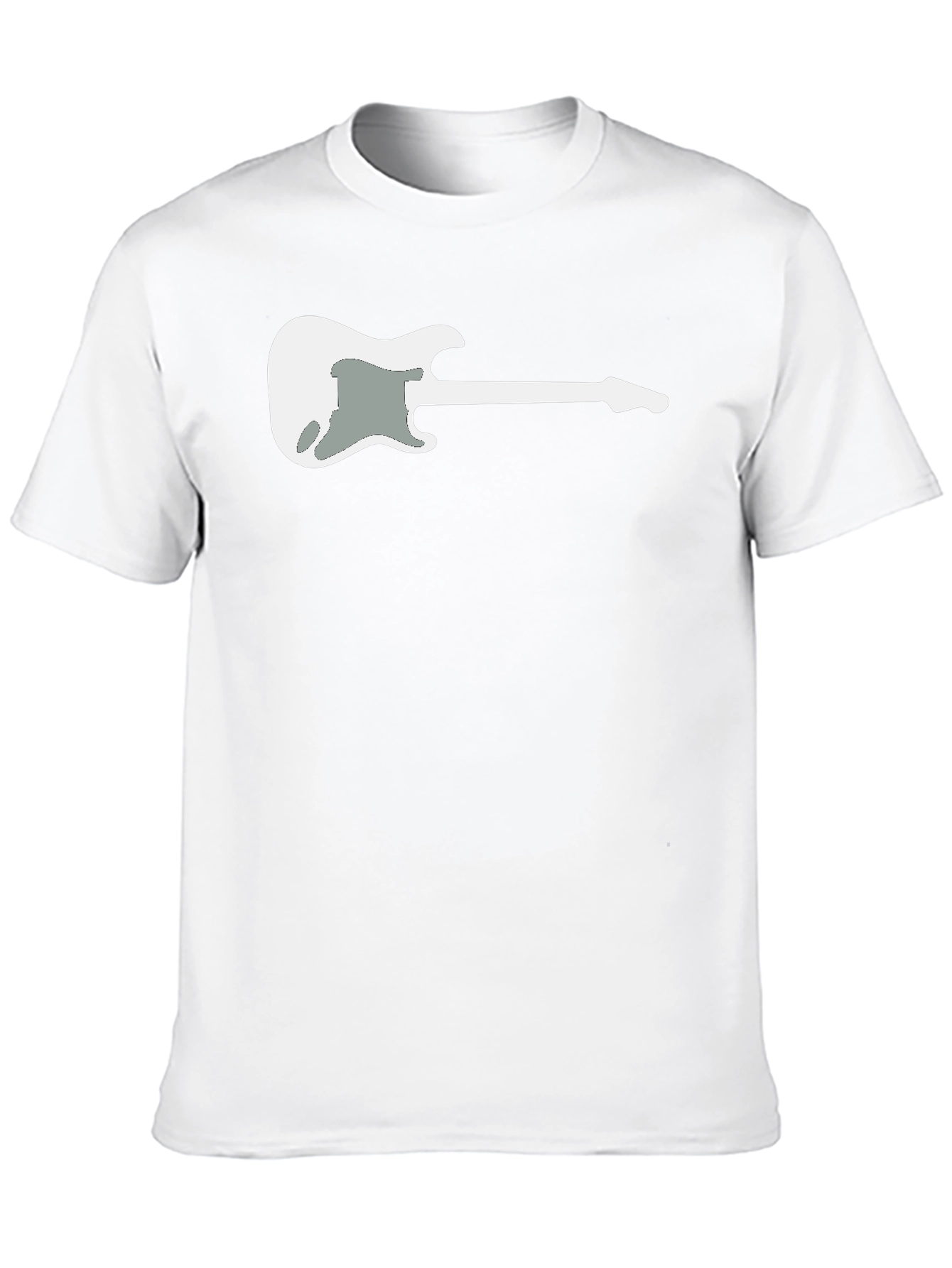 Guitar Graphic Tee - Black Casual Comfort