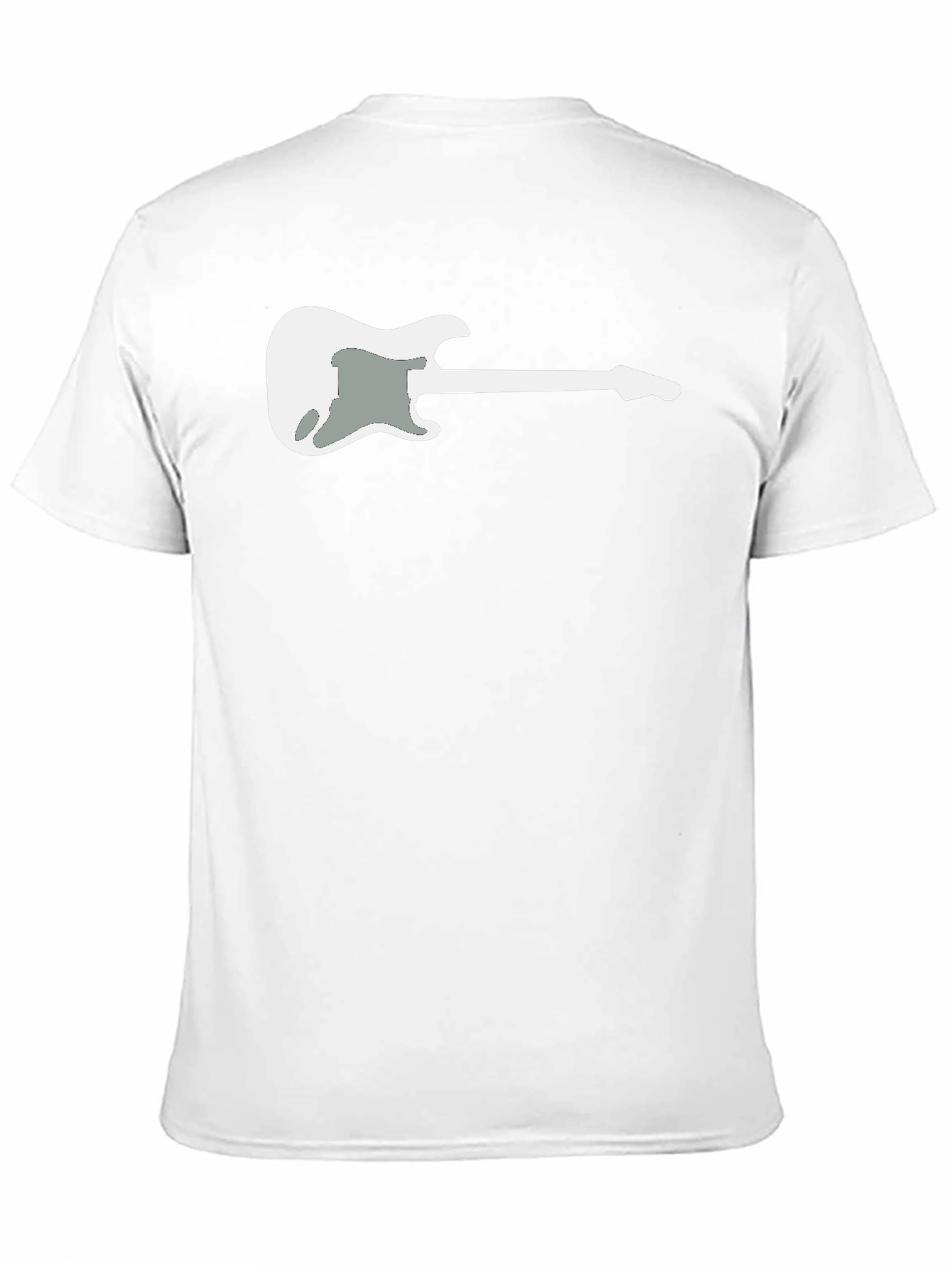 Guitar Graphic Tee - Black Casual Comfort