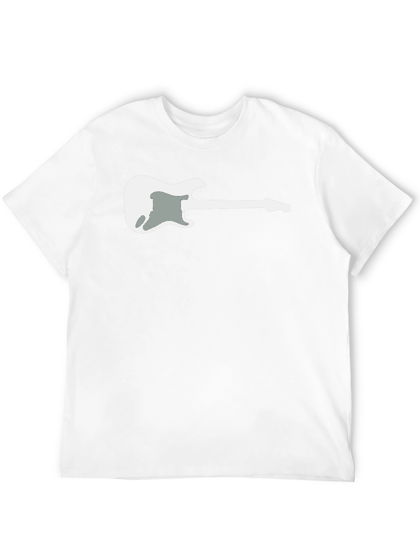 Guitar Graphic Tee - Black Casual Comfort