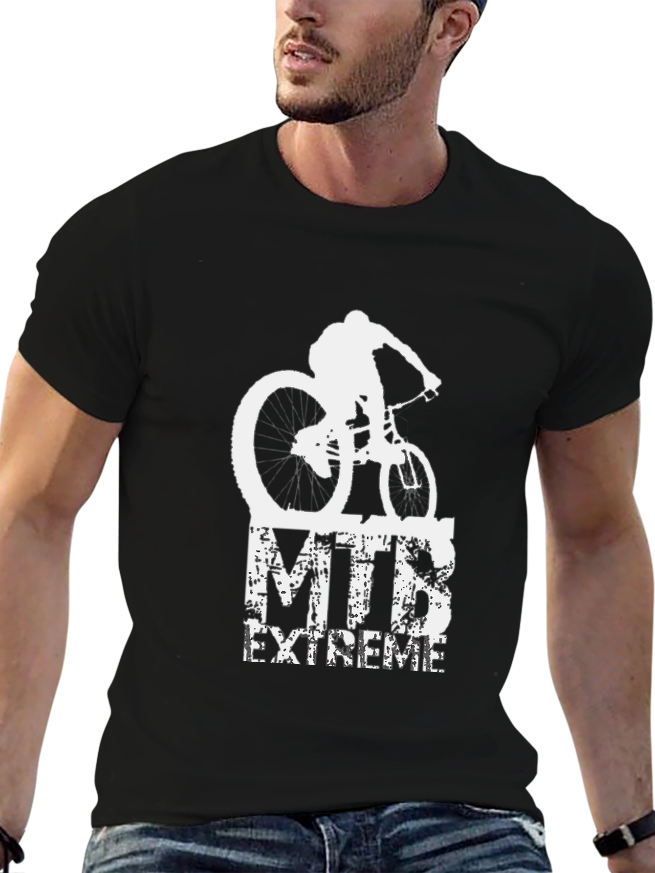 MTB Extreme Black Graphic Tee