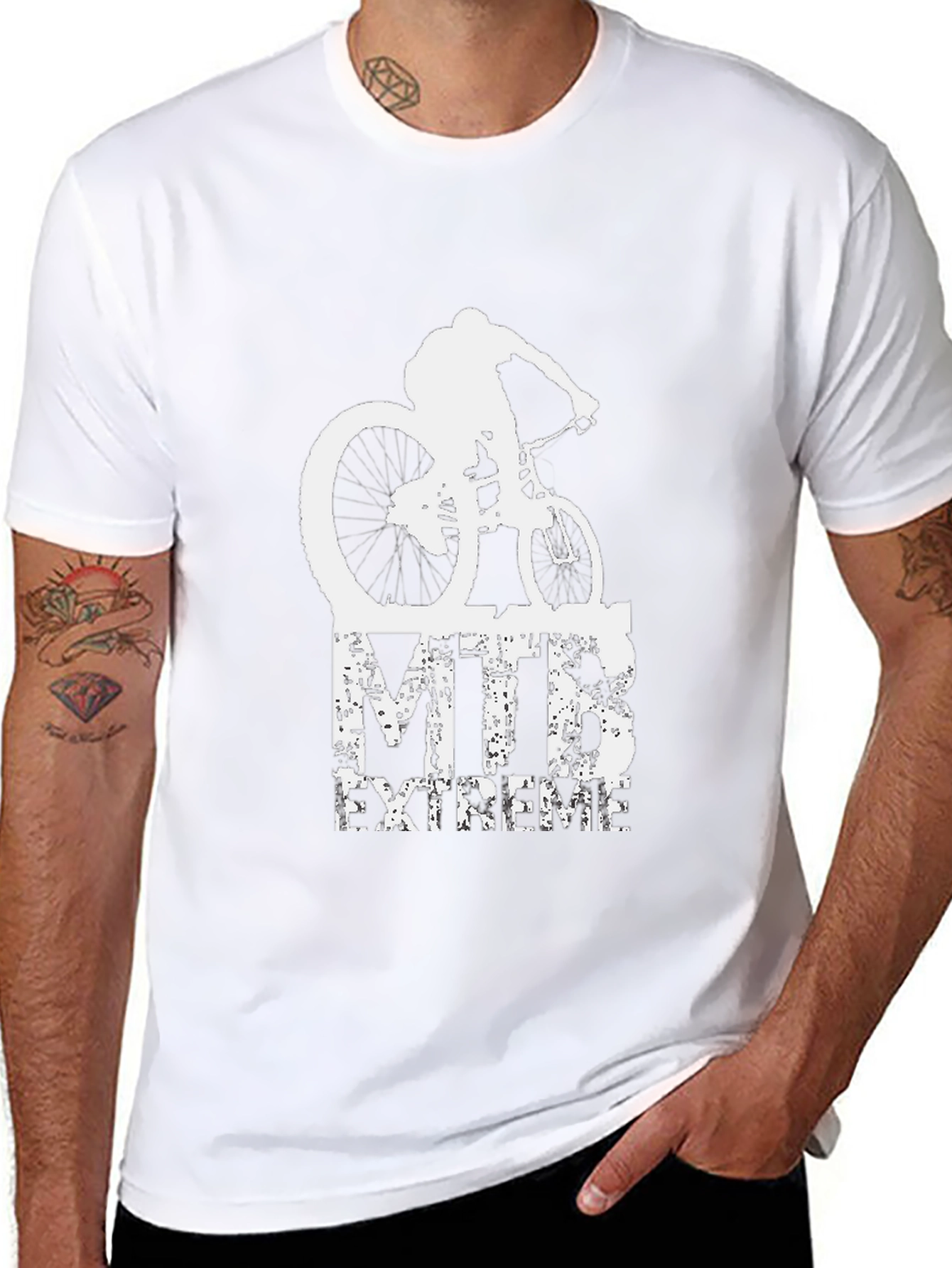 MTB Extreme Black Graphic Tee