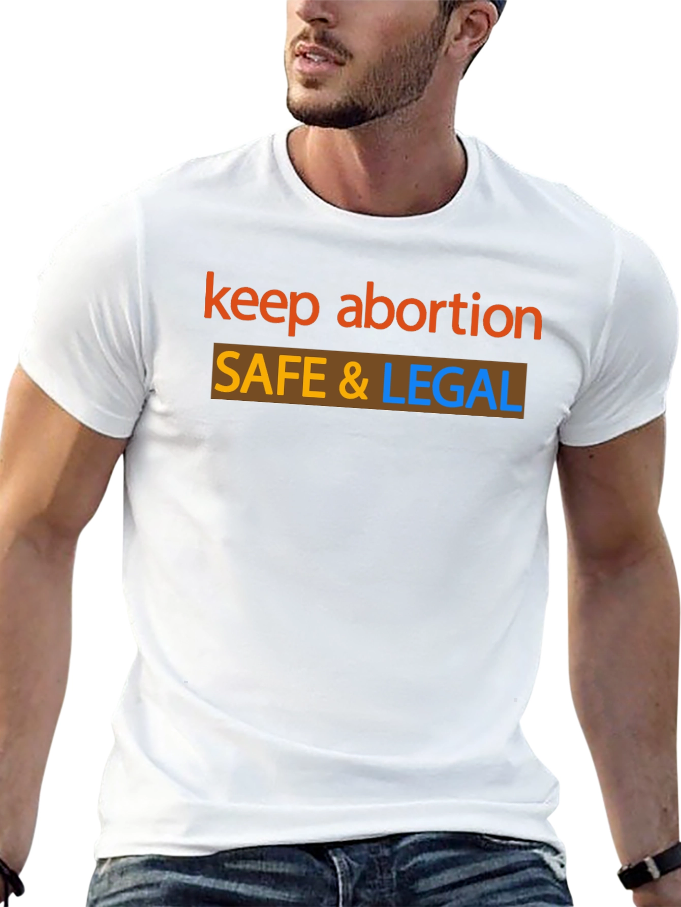 Keep Abortion Safe & Legal Black T-Shirt
