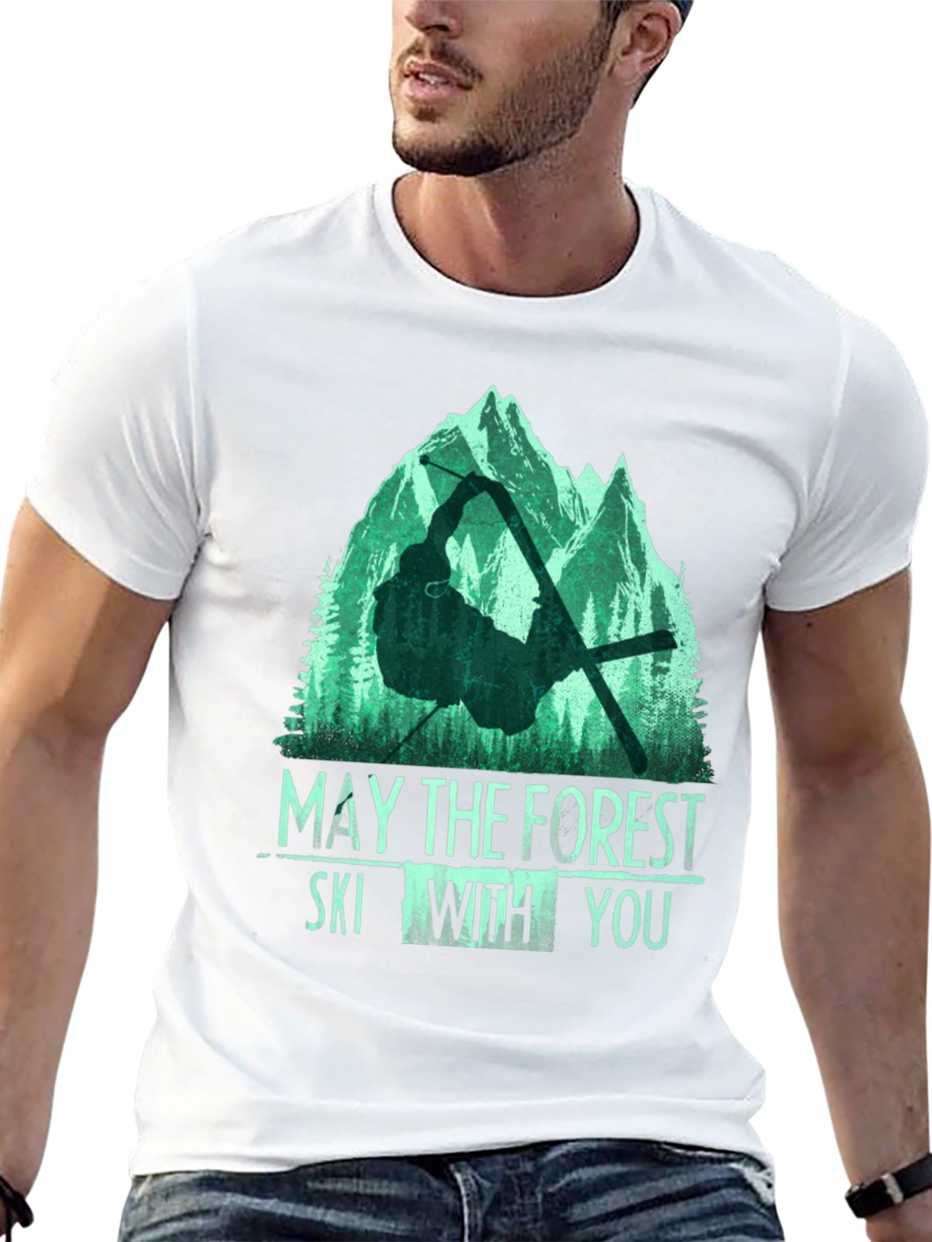 May The Forest Ski With You Graphic Tee