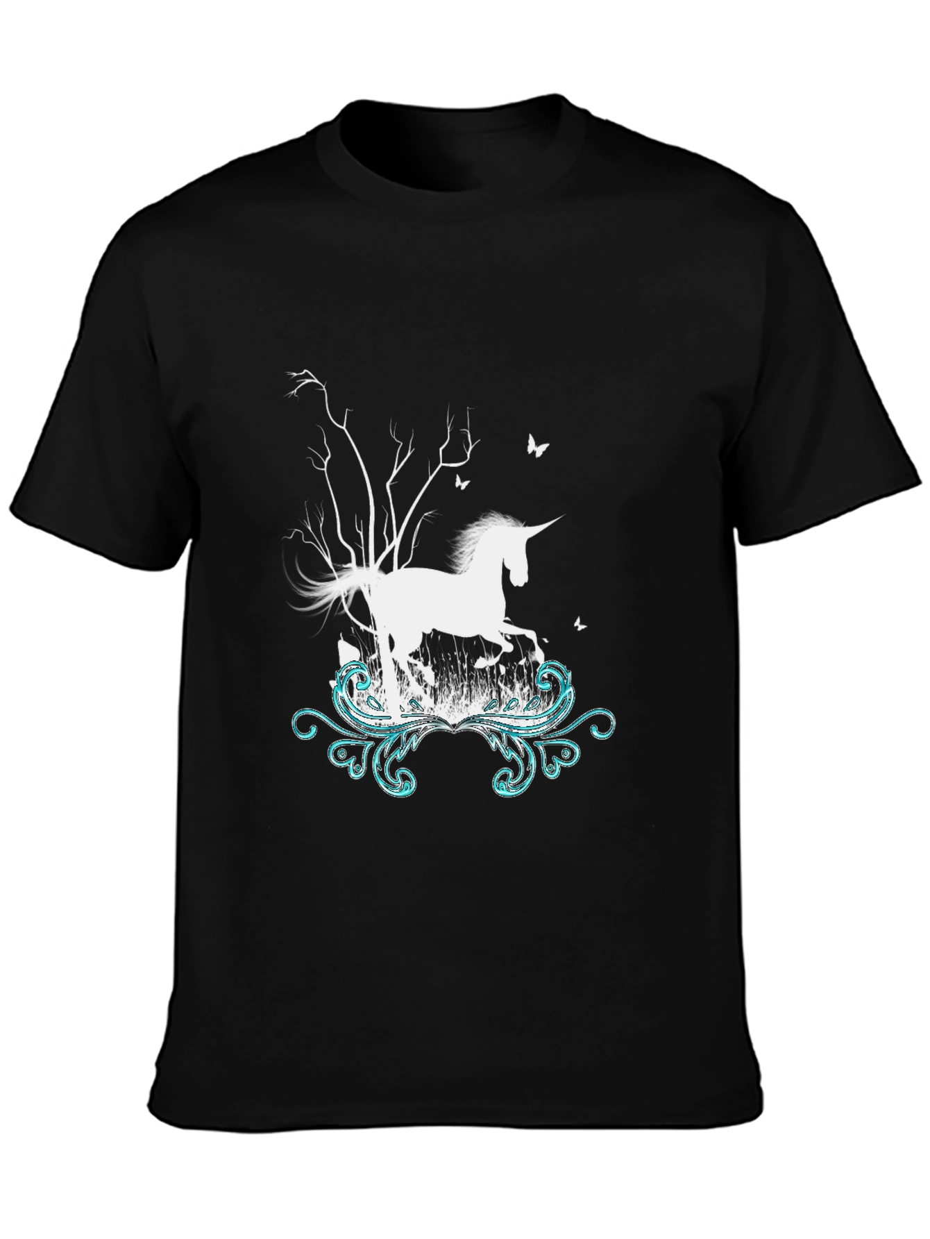 Unicorn Graphic Print T-Shirt