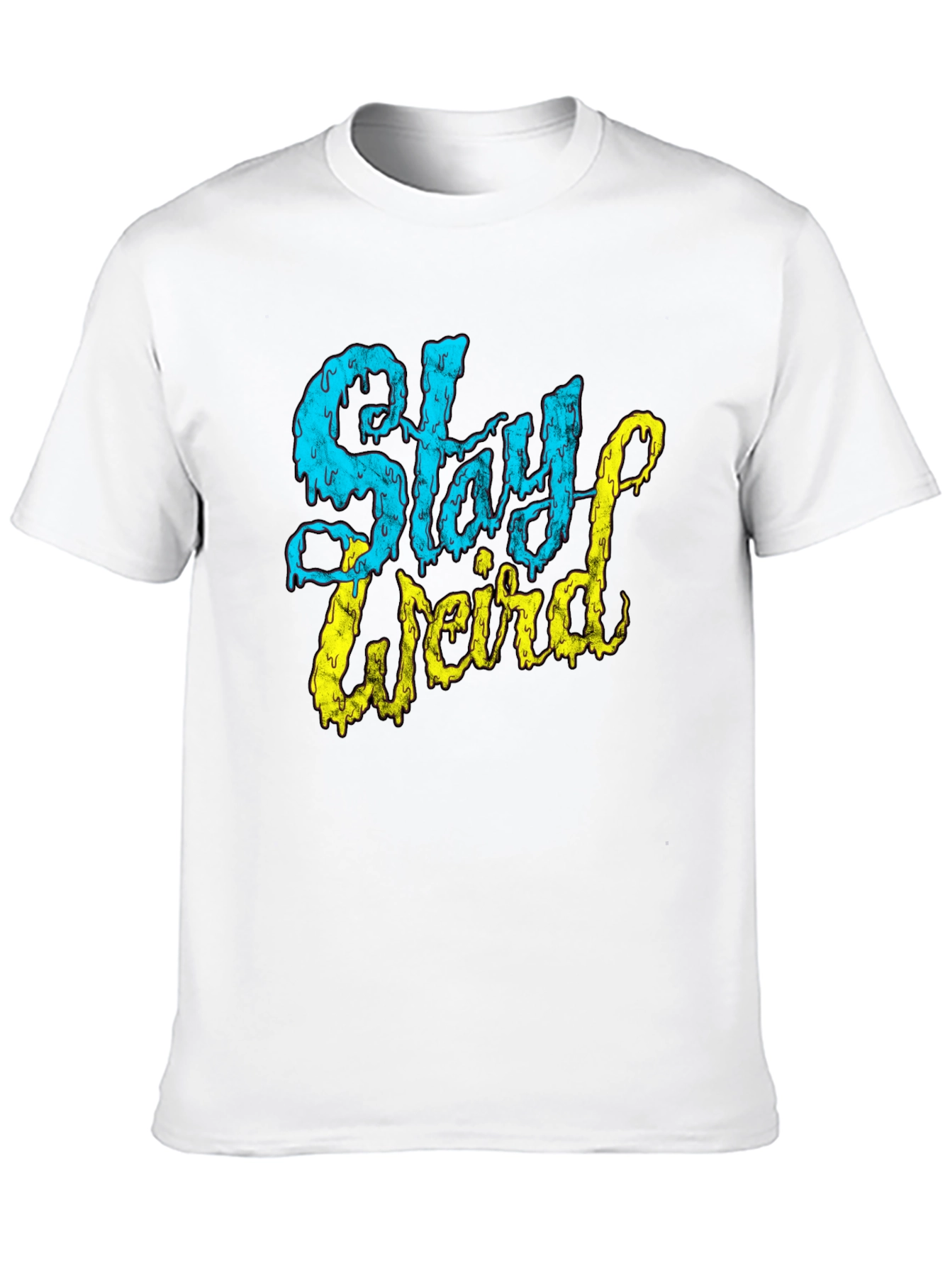 Stay Weird Graphic T-Shirt - Black Tee