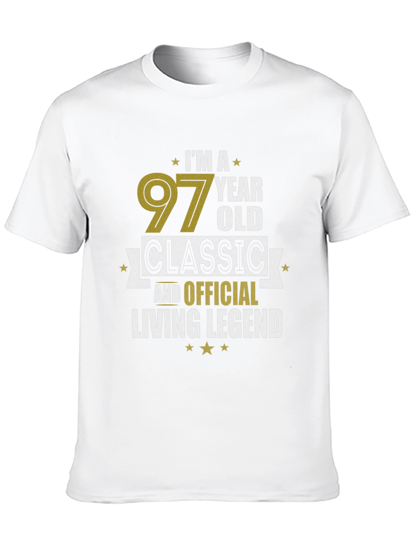 97 Year Old Classic Living Legend Black T-Shirt