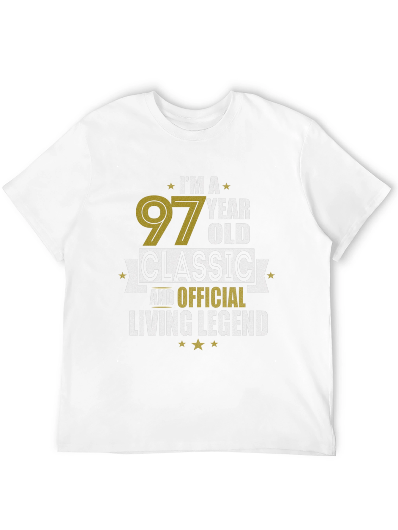 97 Year Old Classic Living Legend Black T-Shirt