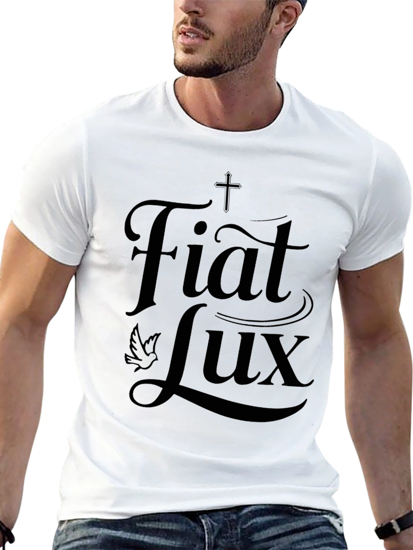 Fiat Lux Graphic T-Shirt - Black