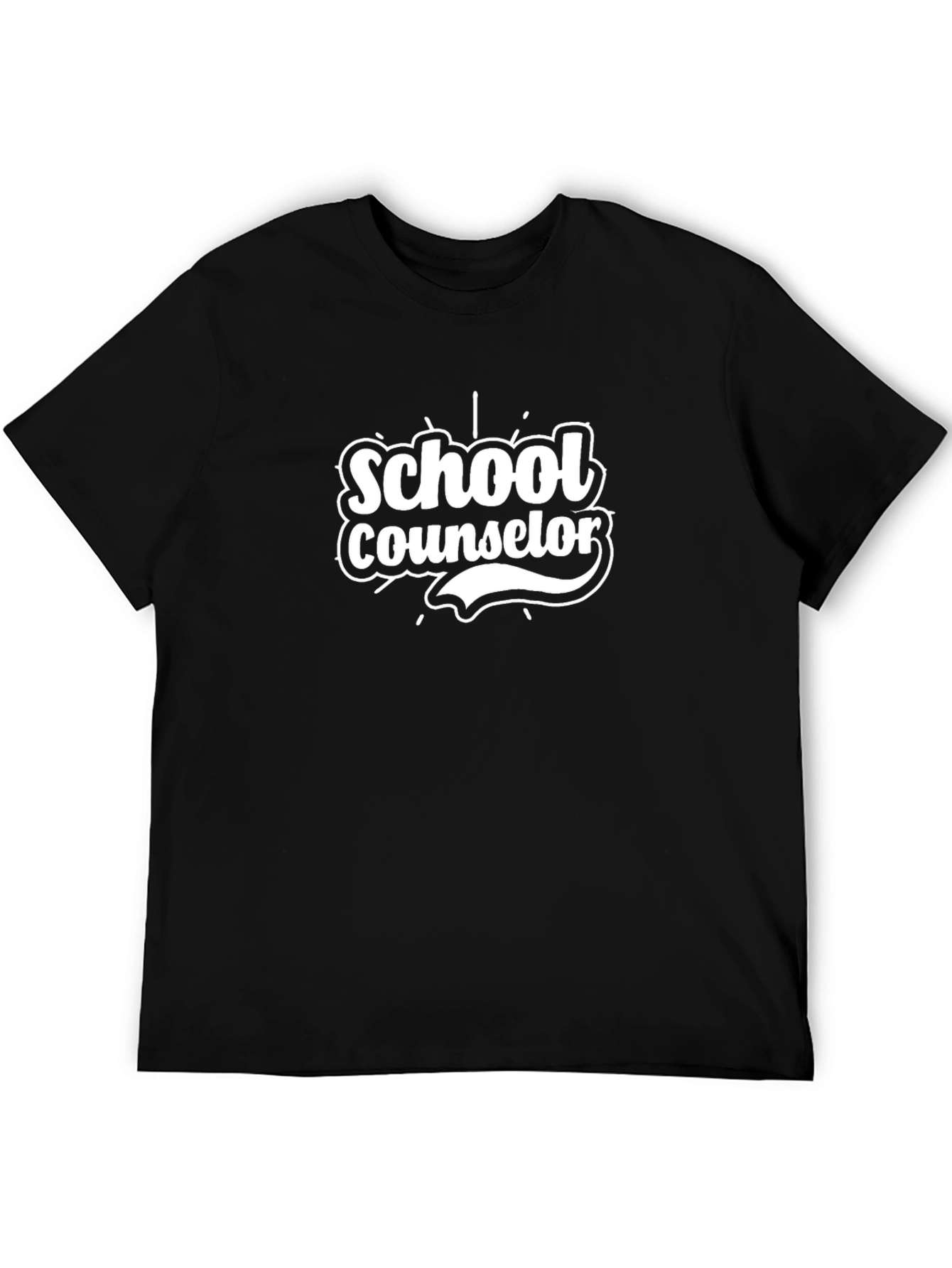 School Counselor T-Shirt - Black