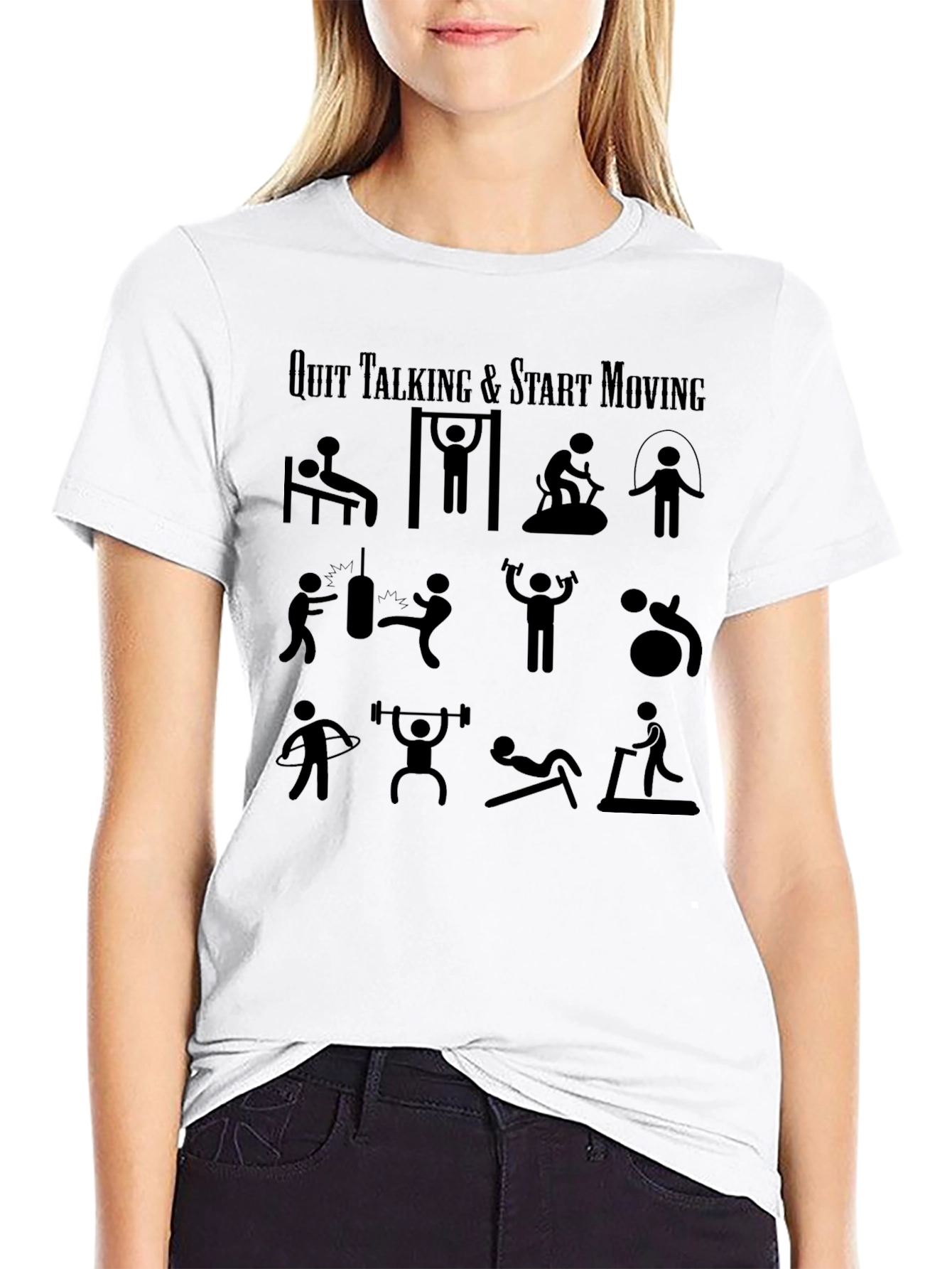 Workout Motivation T-Shirt - Start Moving