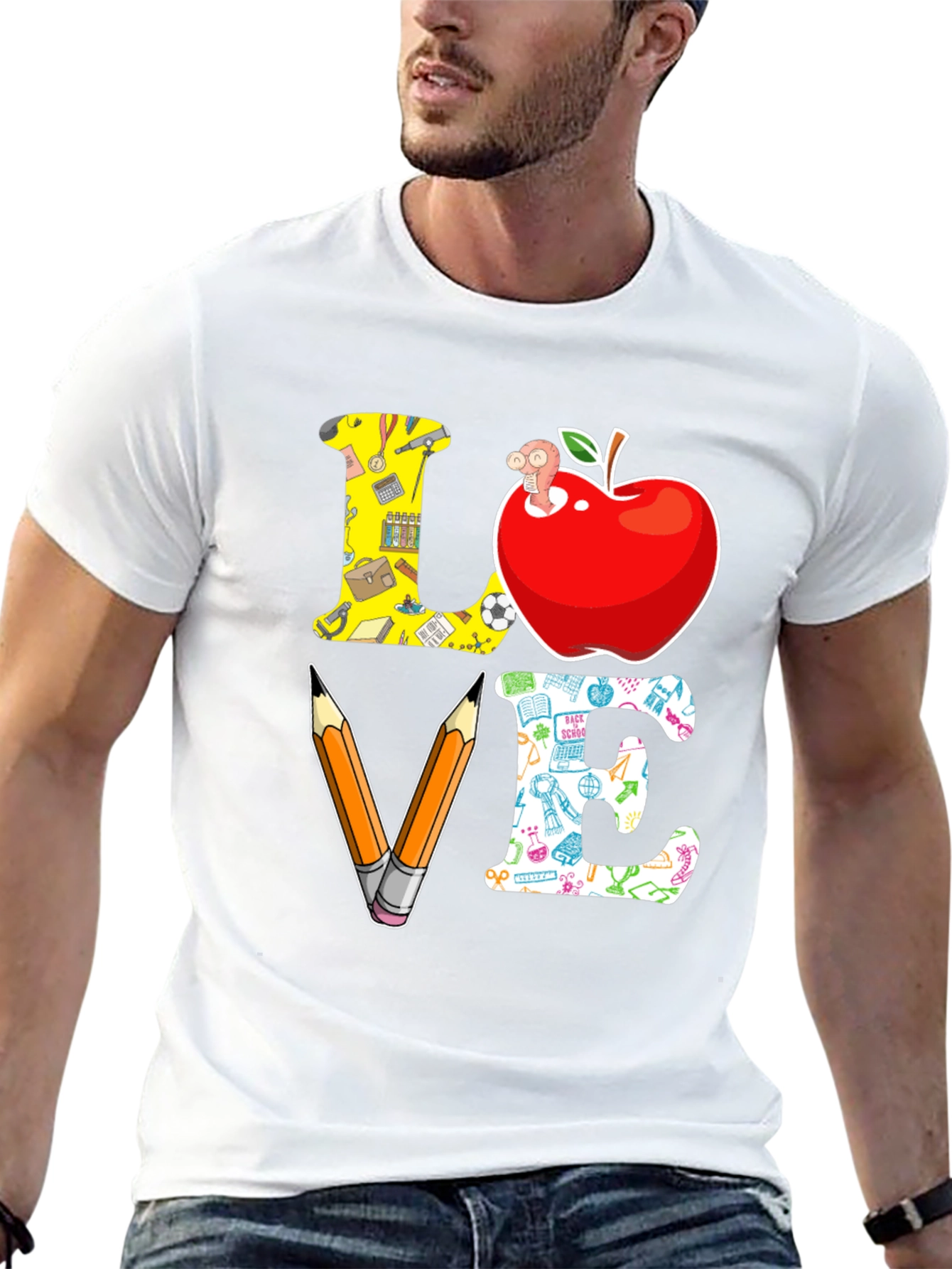 Teacher Love T-Shirt - Back to School Apparel