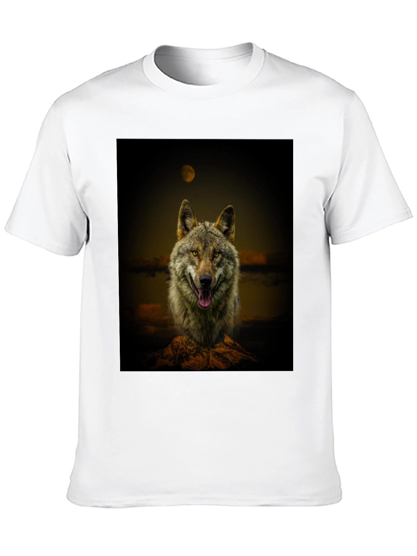 Wolf Graphic Print Tee