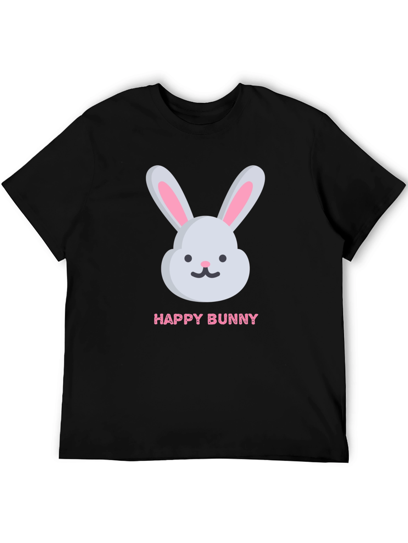 Happy Bunny Graphic T-Shirt - Cute Easter Tee