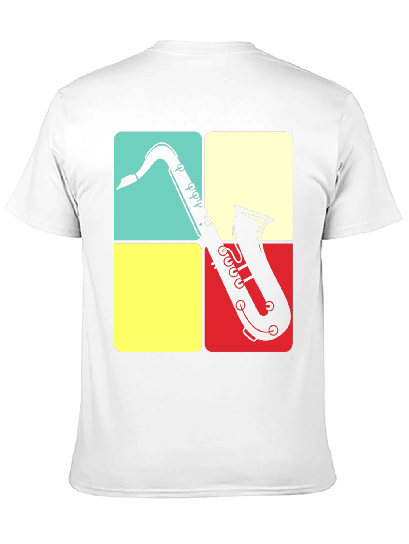 Saxophone Graphic Tee | Retro Musical Shirt
