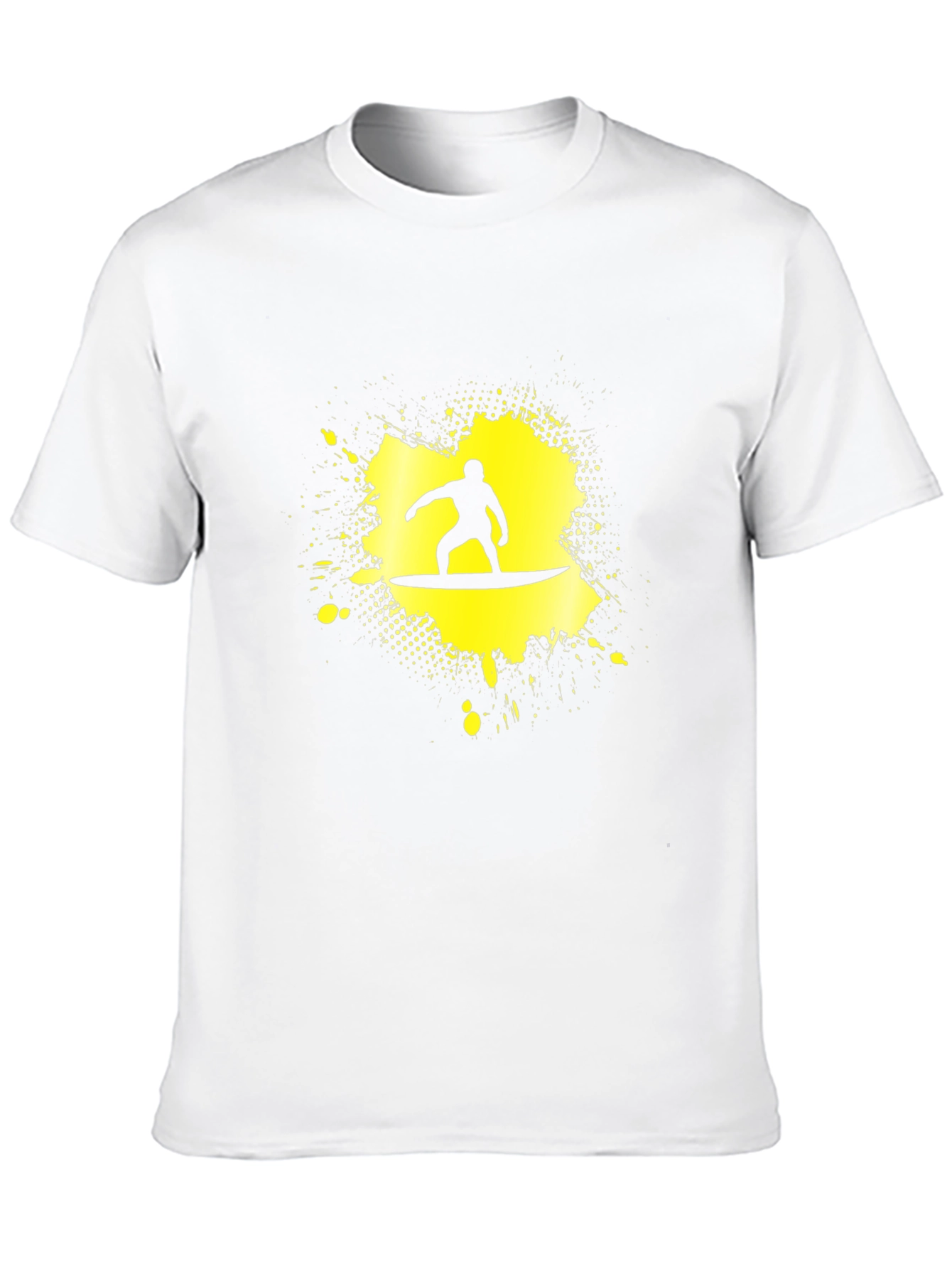 Surfer Graphic Black T-Shirt