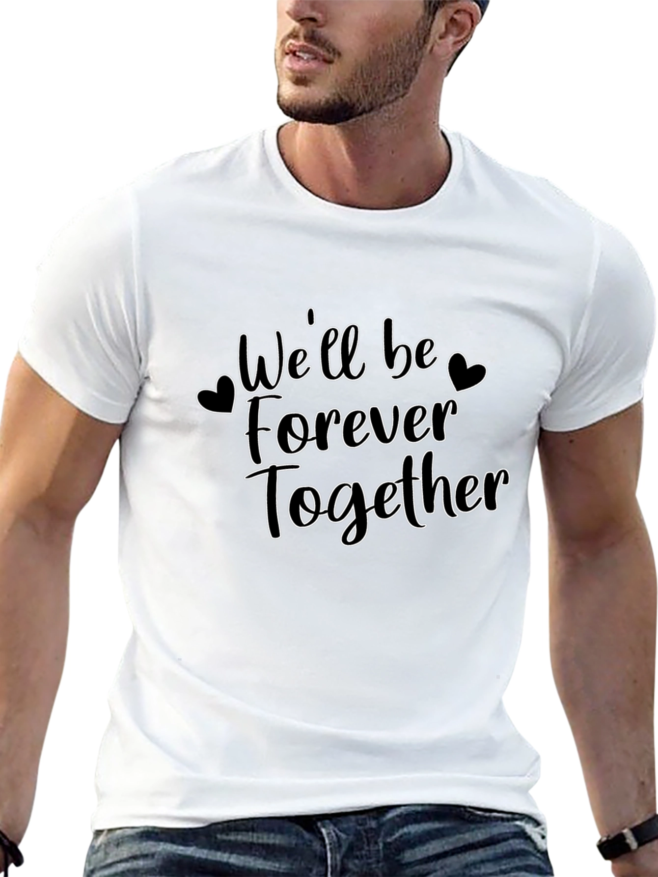 Forever Together Graphic Tee - Black